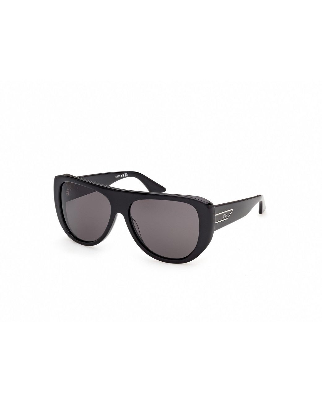 Gcds Black Gd0074 01A Sunglasses Acetate Smoke Mask Normal