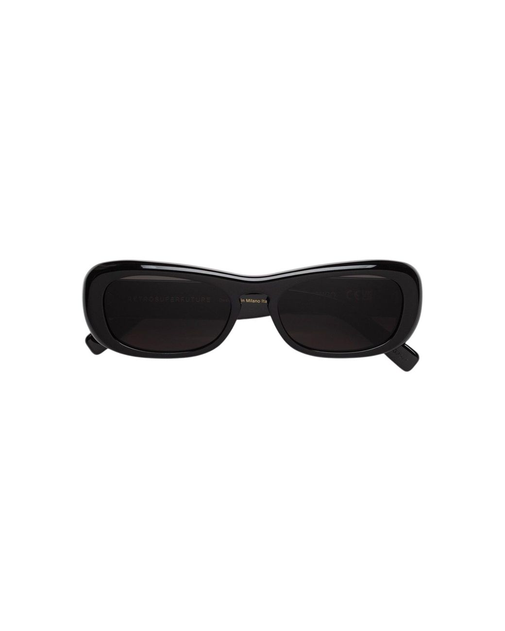 Retrosuperfuture Black Pk5 Sugo Sunglasses Acetate Squared Normal