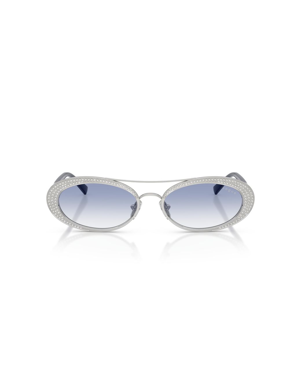 Vogue Eyewear Black Vo4348Sb 323/19 Sunglasses Metal Round Normal Nuanced