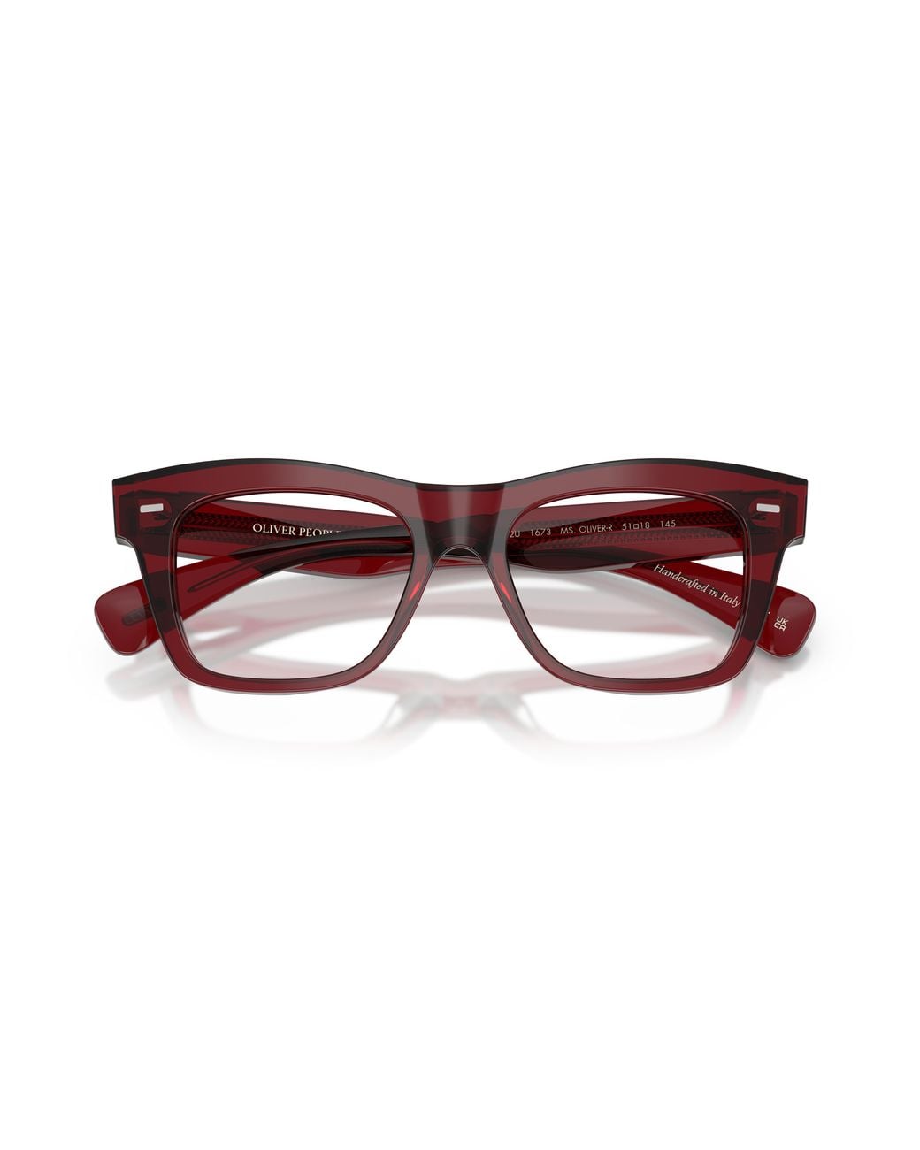 Oliver Peoples Black Ov5542U Ms. Oliver-R 1673 Optical Frames Acetate Transparent Squared Normal