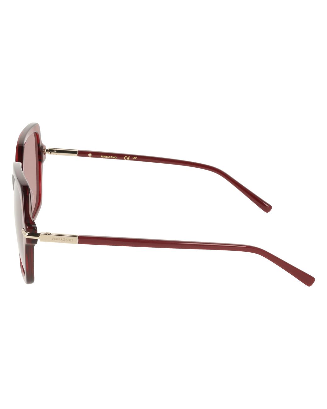 Ferragamo Black Sf2076S 616 Sunglasses Acetate Squared Normal