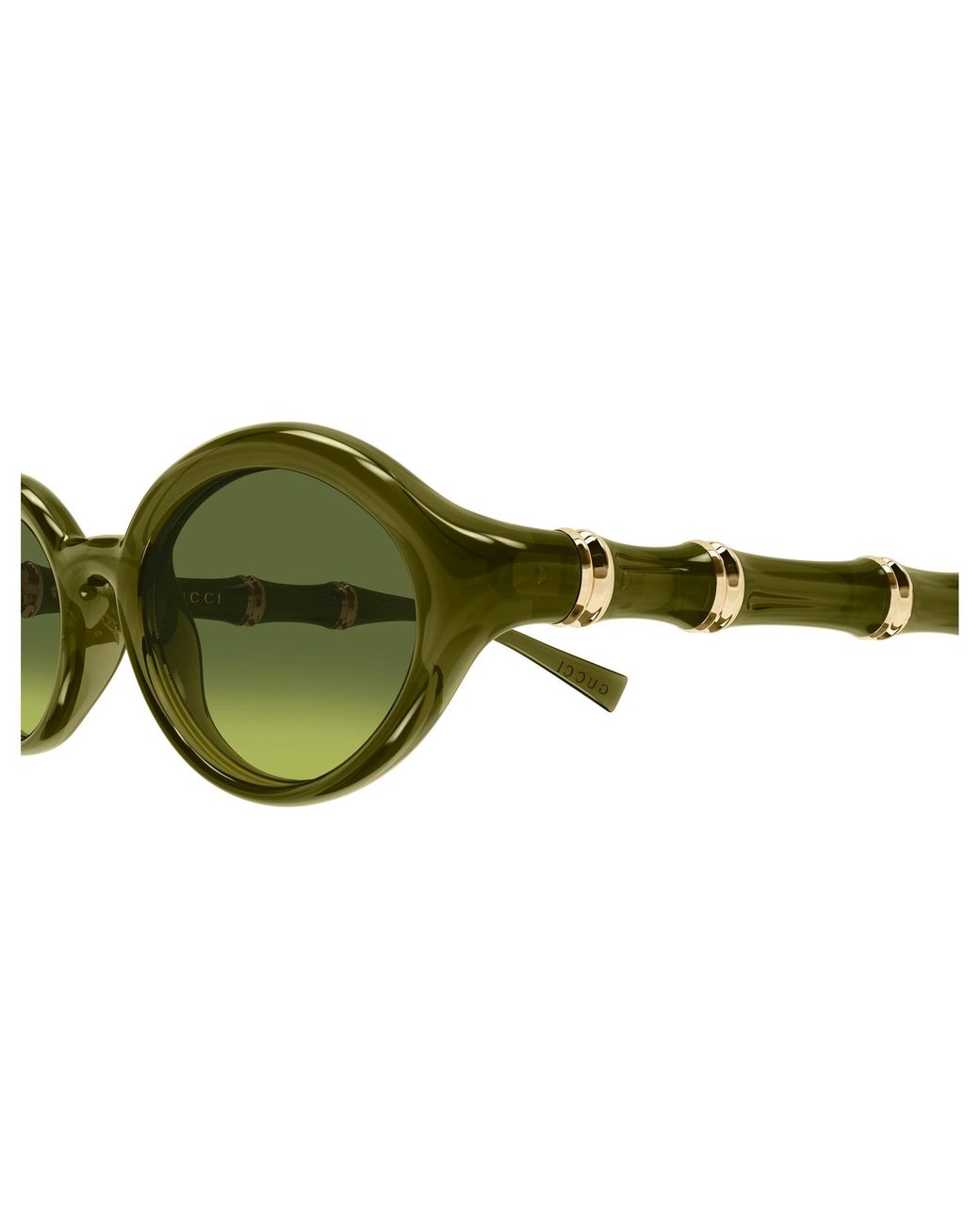Gucci Green Gg2059S 004 Sunglasses Injected Round