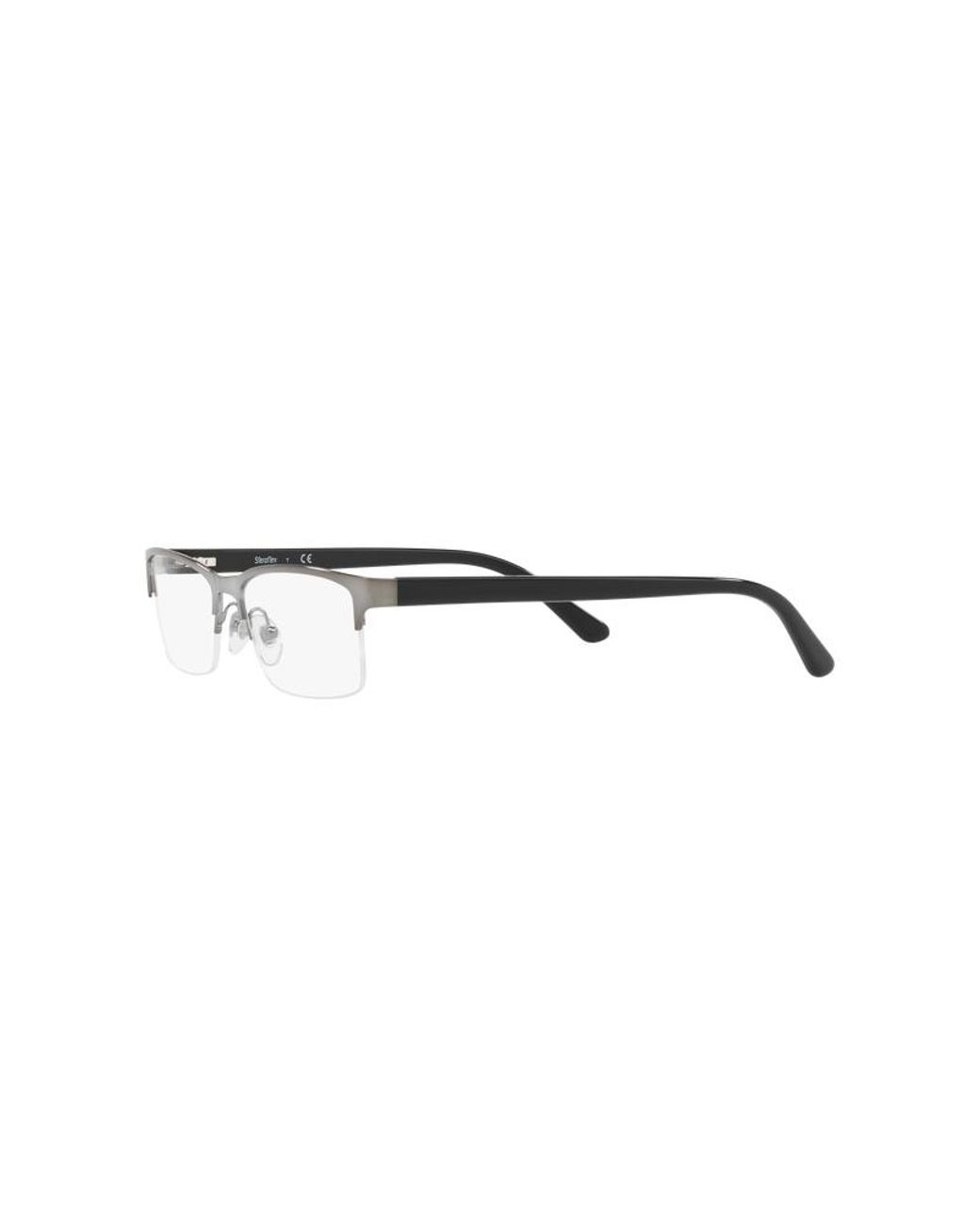 Sferoflex Black Sf2288 268 Optical Frames Metal Squared for men