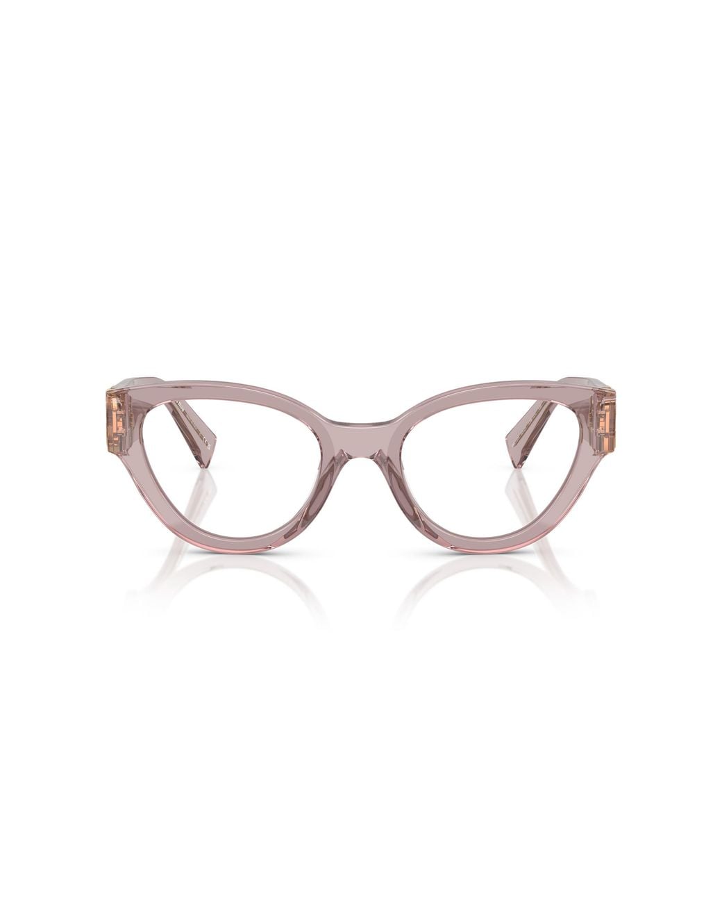Miu Miu Black Mu 01Vv 12W1O1 Optical Frames Acetate Transparent Pantos Normal