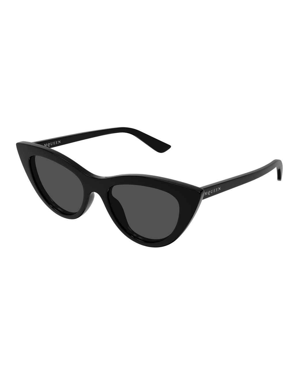 McQueen Black Am0577S 001 Sunglasses Acetate Cat Eye