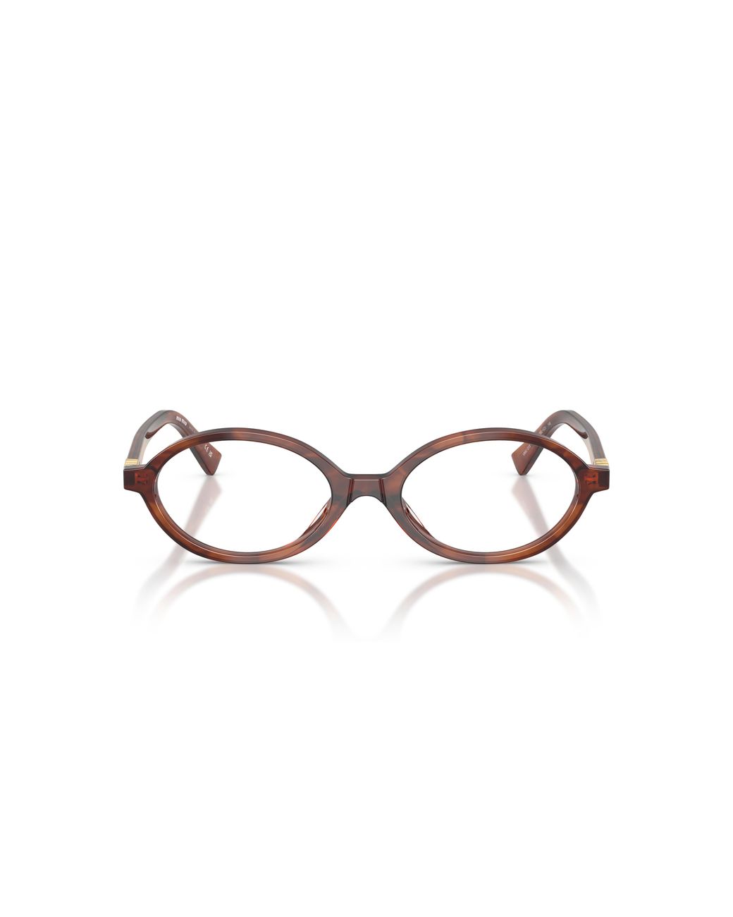 Miu Miu Black Mu 01Xv 26E1O1 Optical Frames Acetate Round Normal