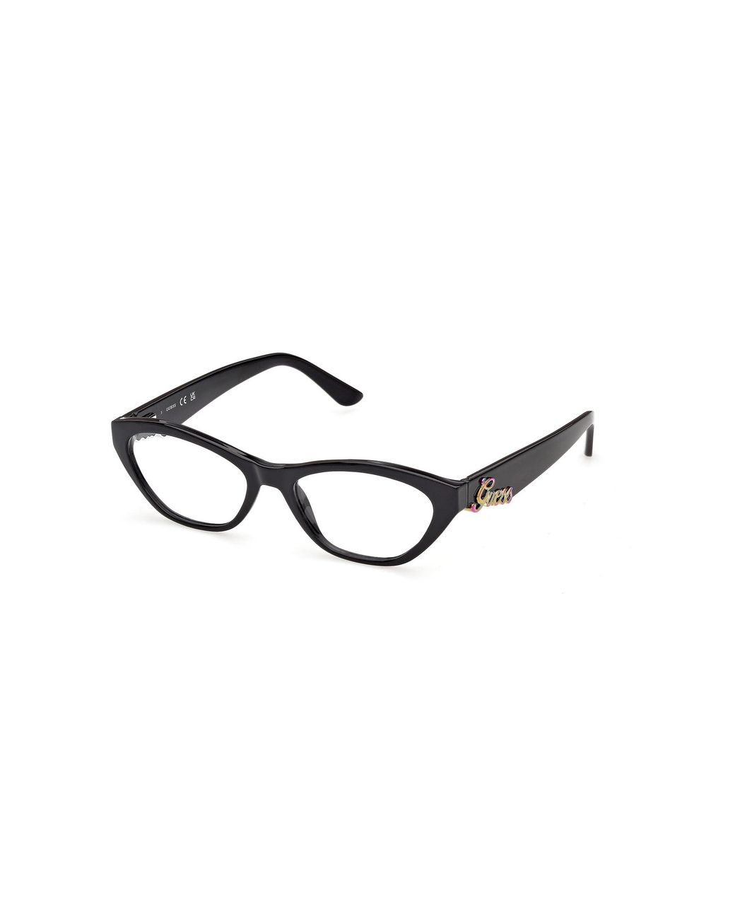 Guess Black Gu50389 1 Optical Frames Injected Cat Eye Normal