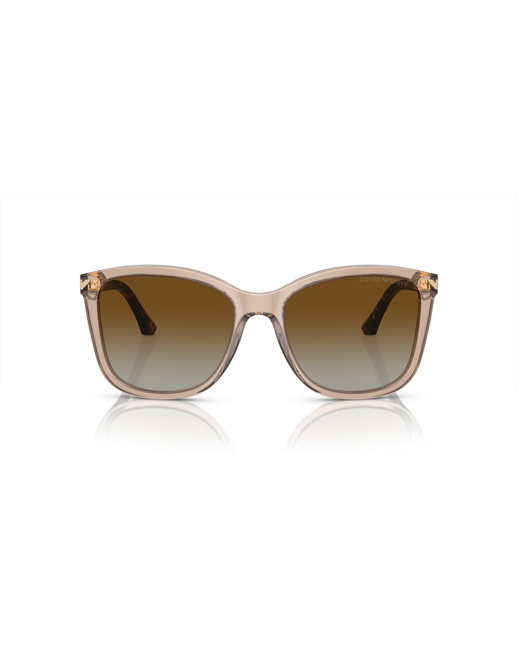Emporio Armani Black Ea4060 5850T5 Sunglasses Acetate Squared Polarized Shaded