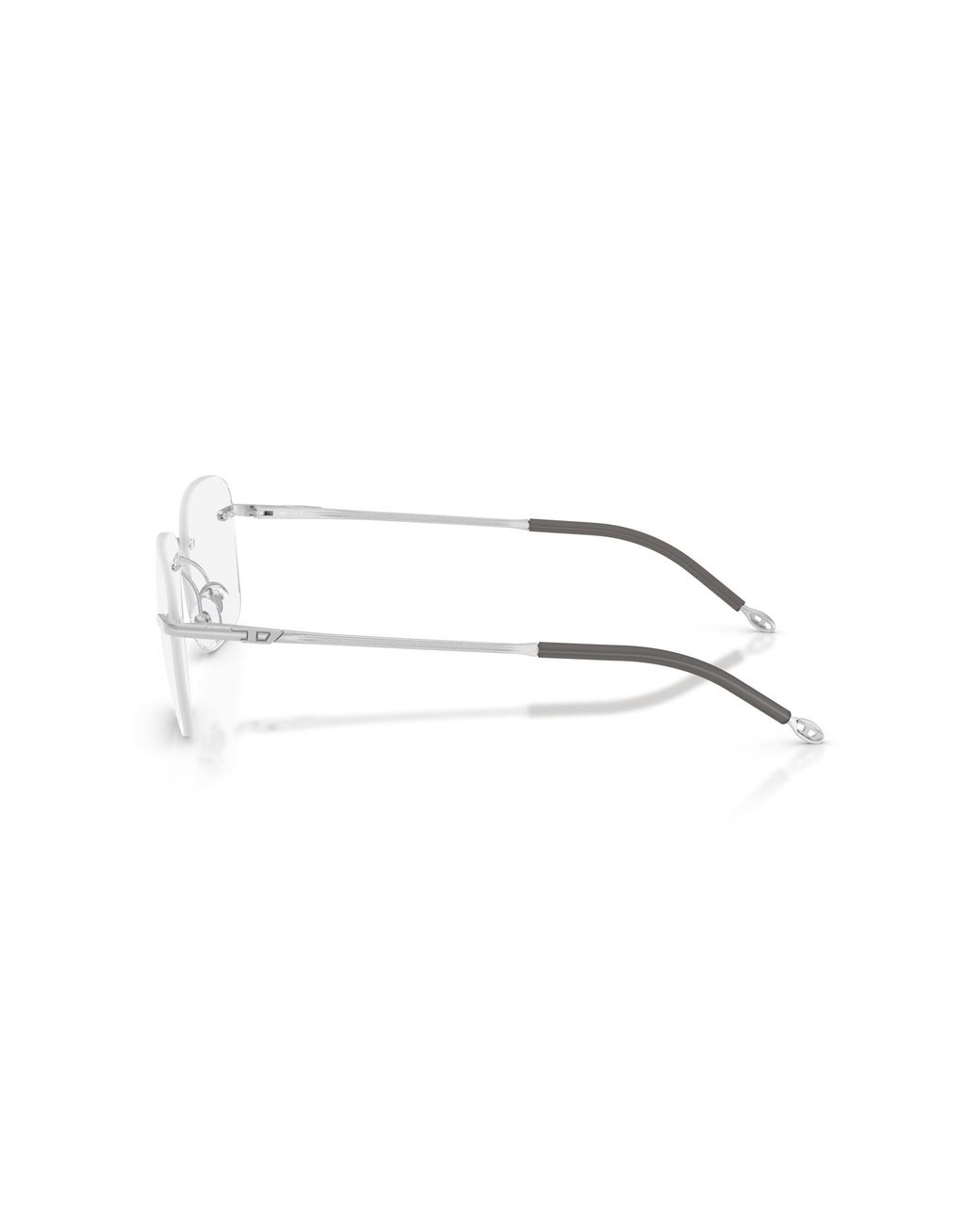 DIESEL Black Dl5005 1016 Optical Frames Metal Pillow Normal