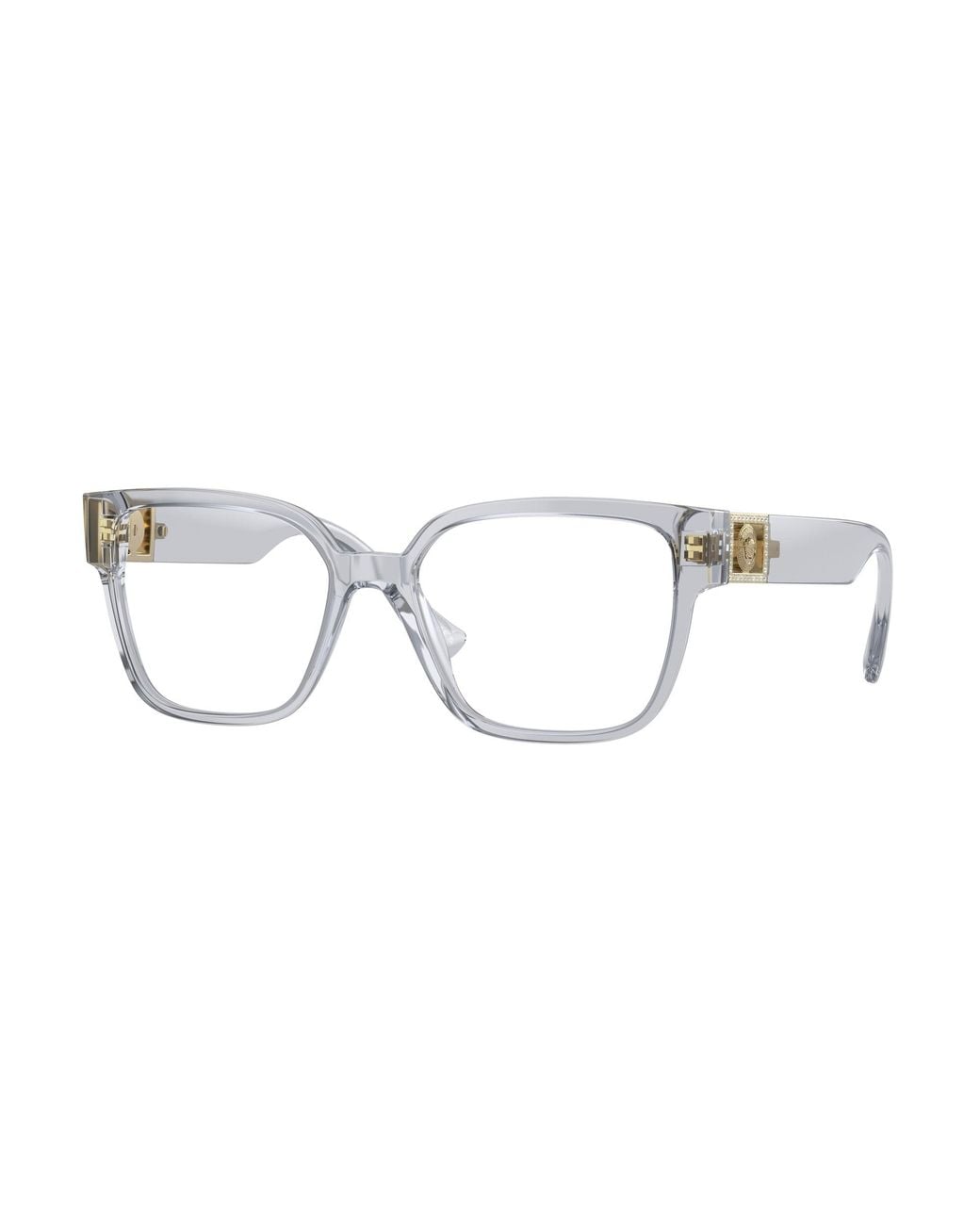 Versace Black Ve3329B 5305 Optical Frames Acetate Transparent Squared Normal