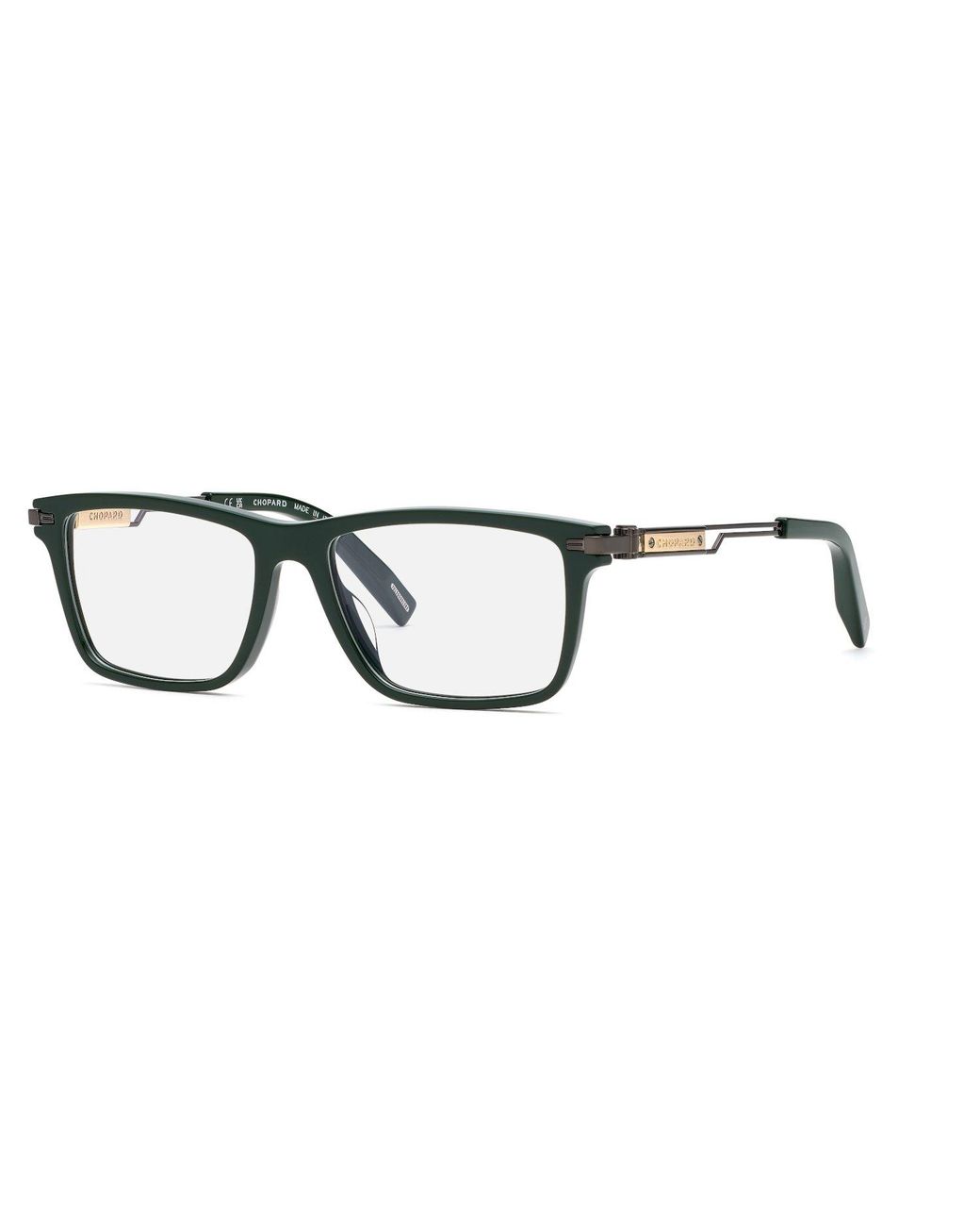 Chopard Black Vch357 859 Optical Frames Acetate Squared for men