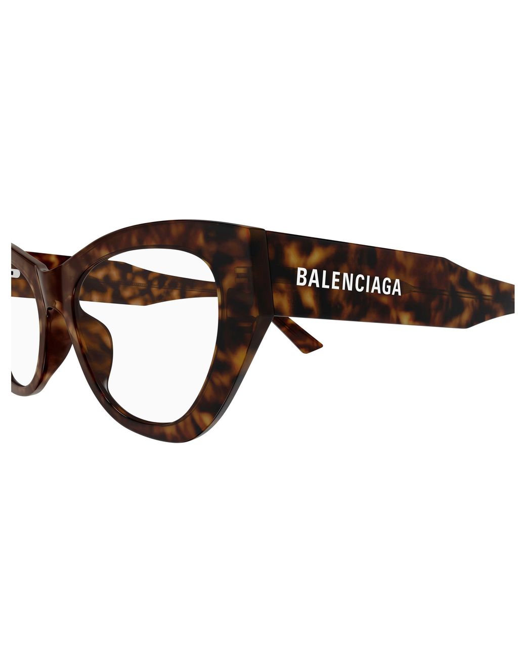 Balenciaga Black Bb0449O 007 Optical Frames Acetate Transparent Cat Eye