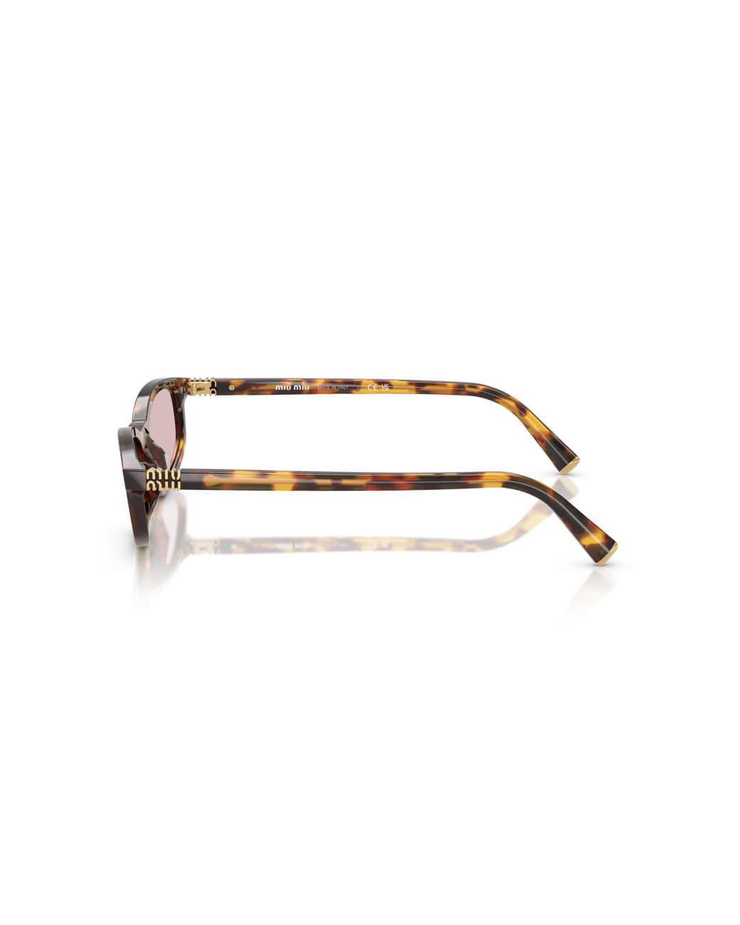 Miu Miu Black Mu A06S 14L4I0 Sunglasses Acetate Geometric Normal