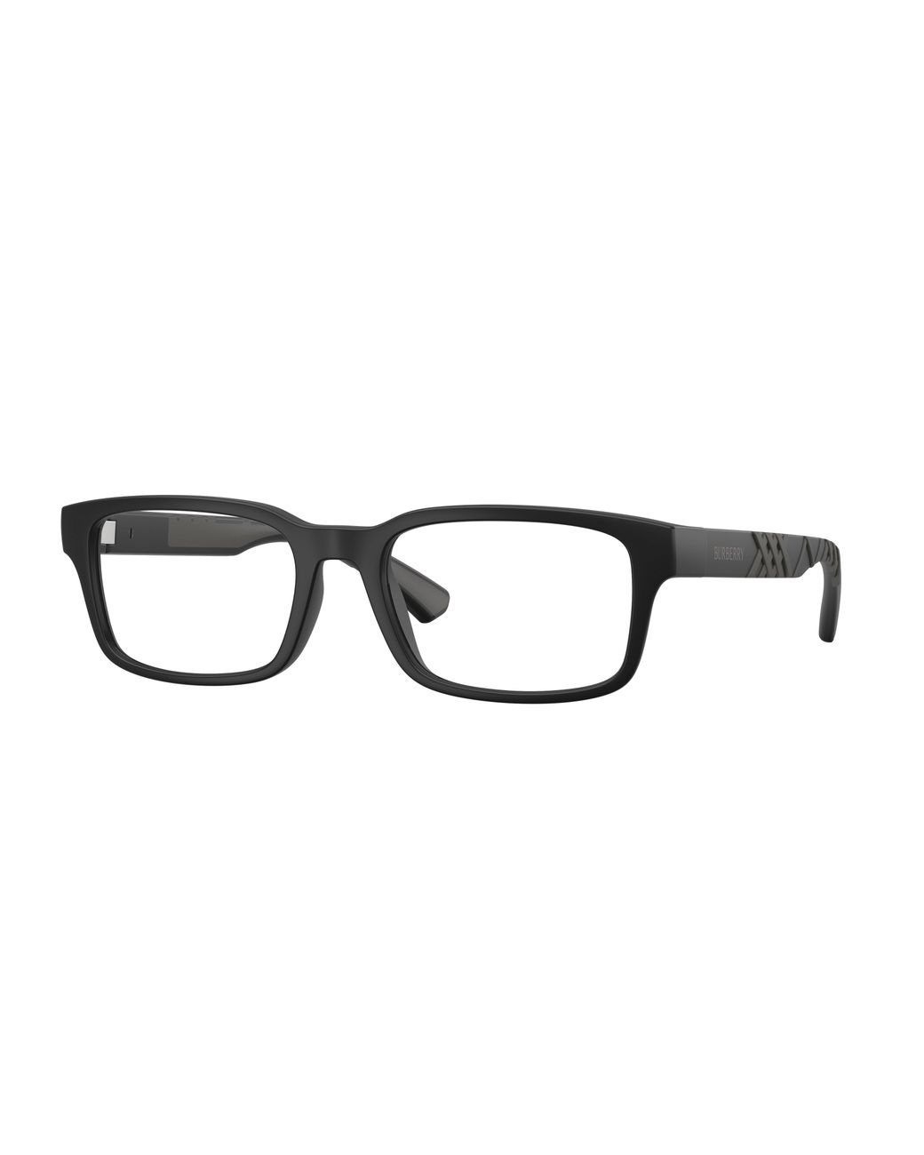 Burberry Black Be2463U 4260 Optical Frames Injected Transparent Squared Normal for men