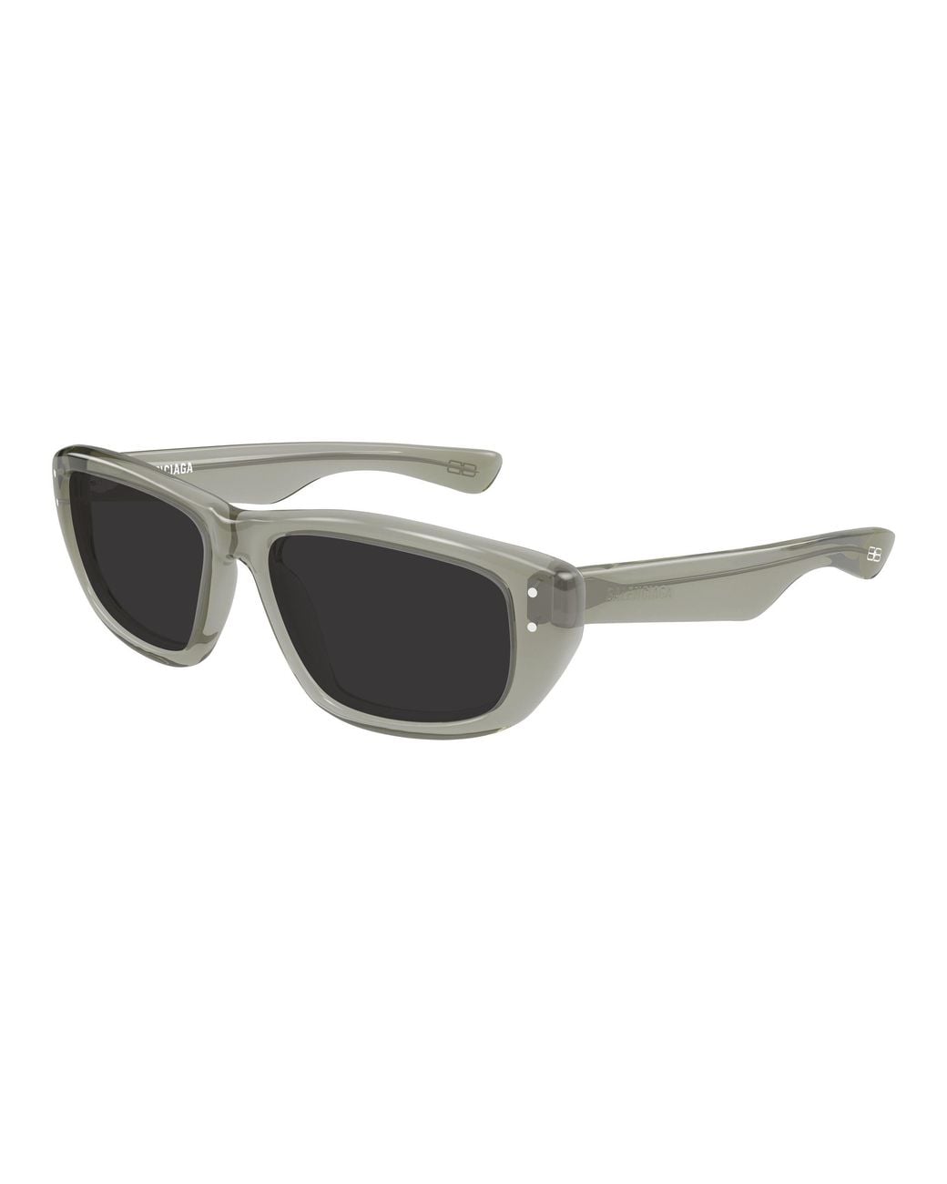 Balenciaga Black Bb0520S 004 Sunglasses Acetate Geometric for men