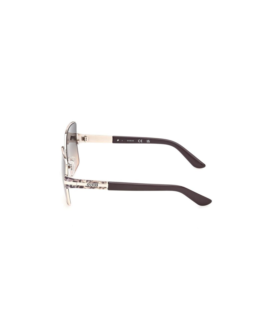 Guess Black Gu00357 32P Sunglasses Metal Butterfly Normal