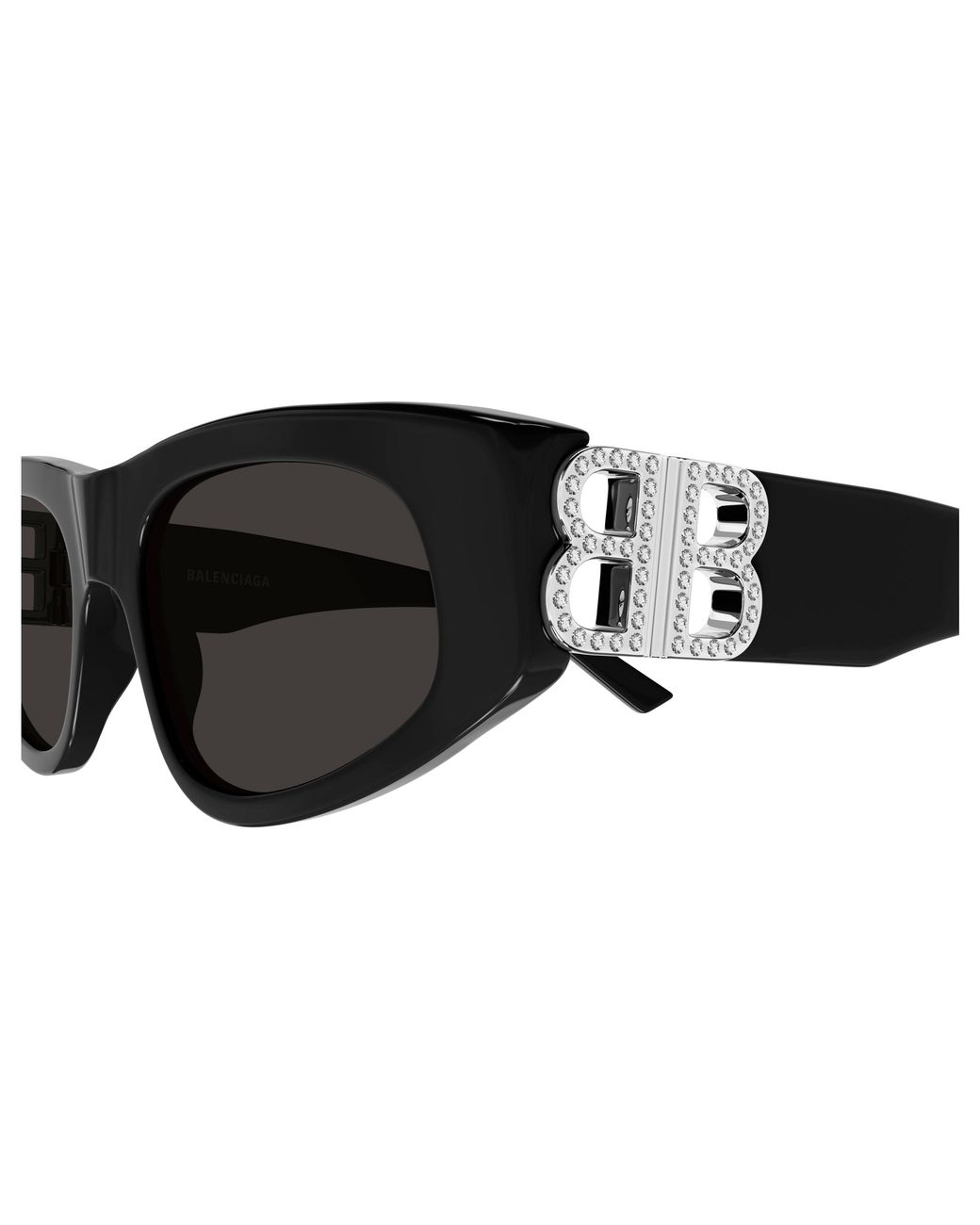 Balenciaga Black Bb0095S 018 Sunglasses Acetate Cat Eye