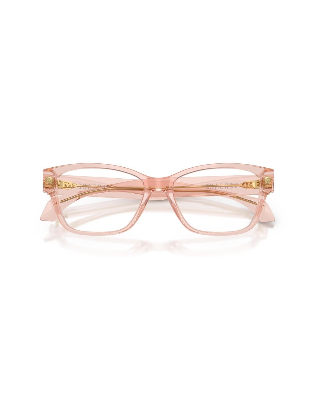 Versace Black Ve3392 5339 Optical Frames Acetate Transparent Cat Eye Normal