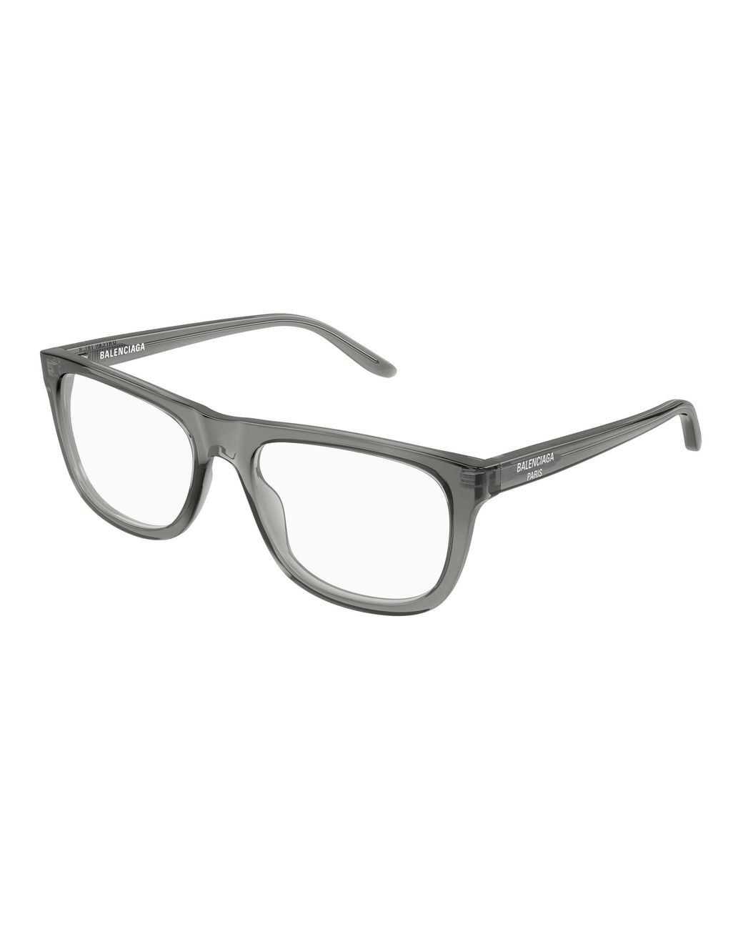 Balenciaga Black Bb0498O 004 Optical Frames Acetate Transparent Squared for men