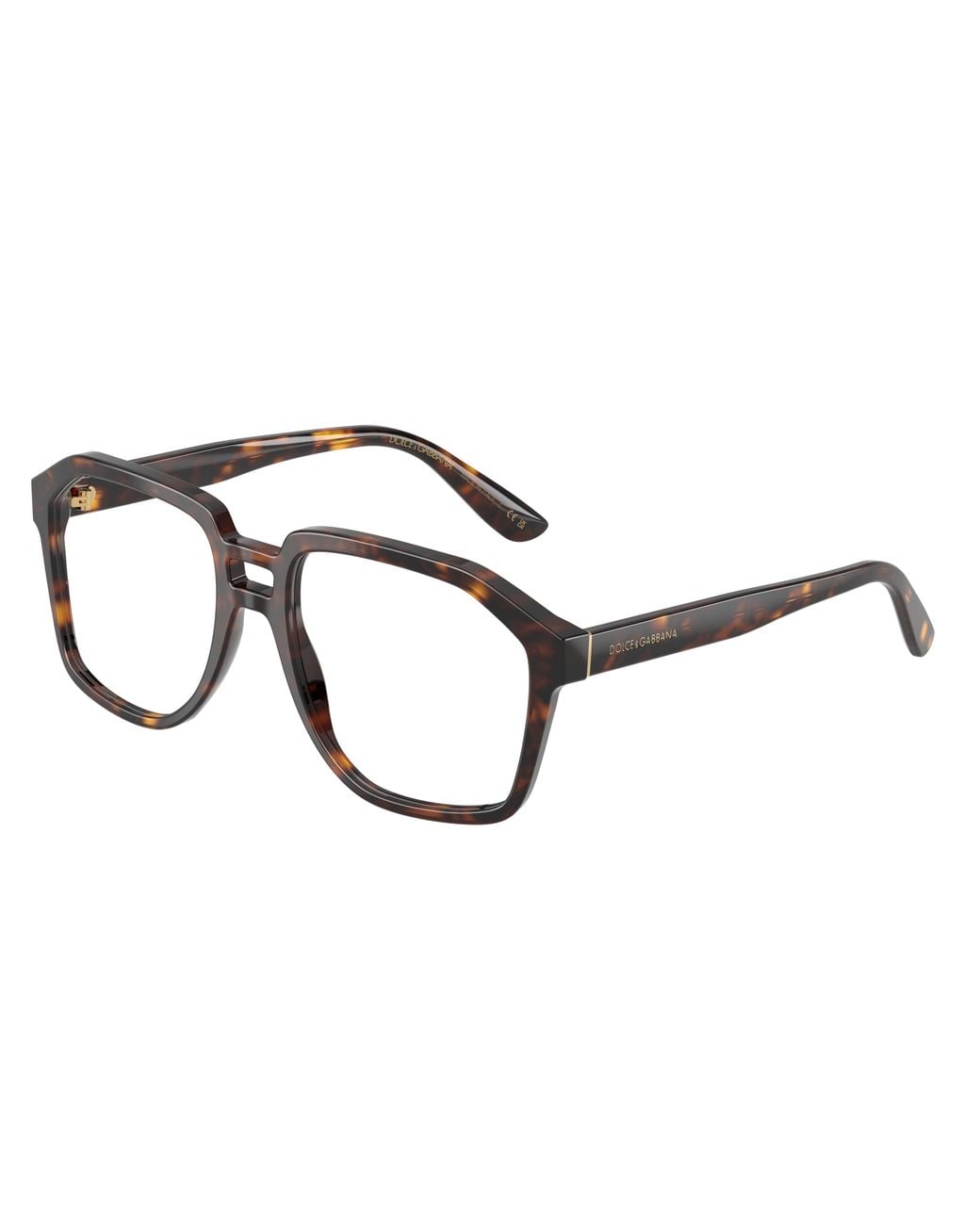 Dolce & Gabbana Black Dg4568 502/Sb Optical Frames Acetate Transparent Pilot Normal for men