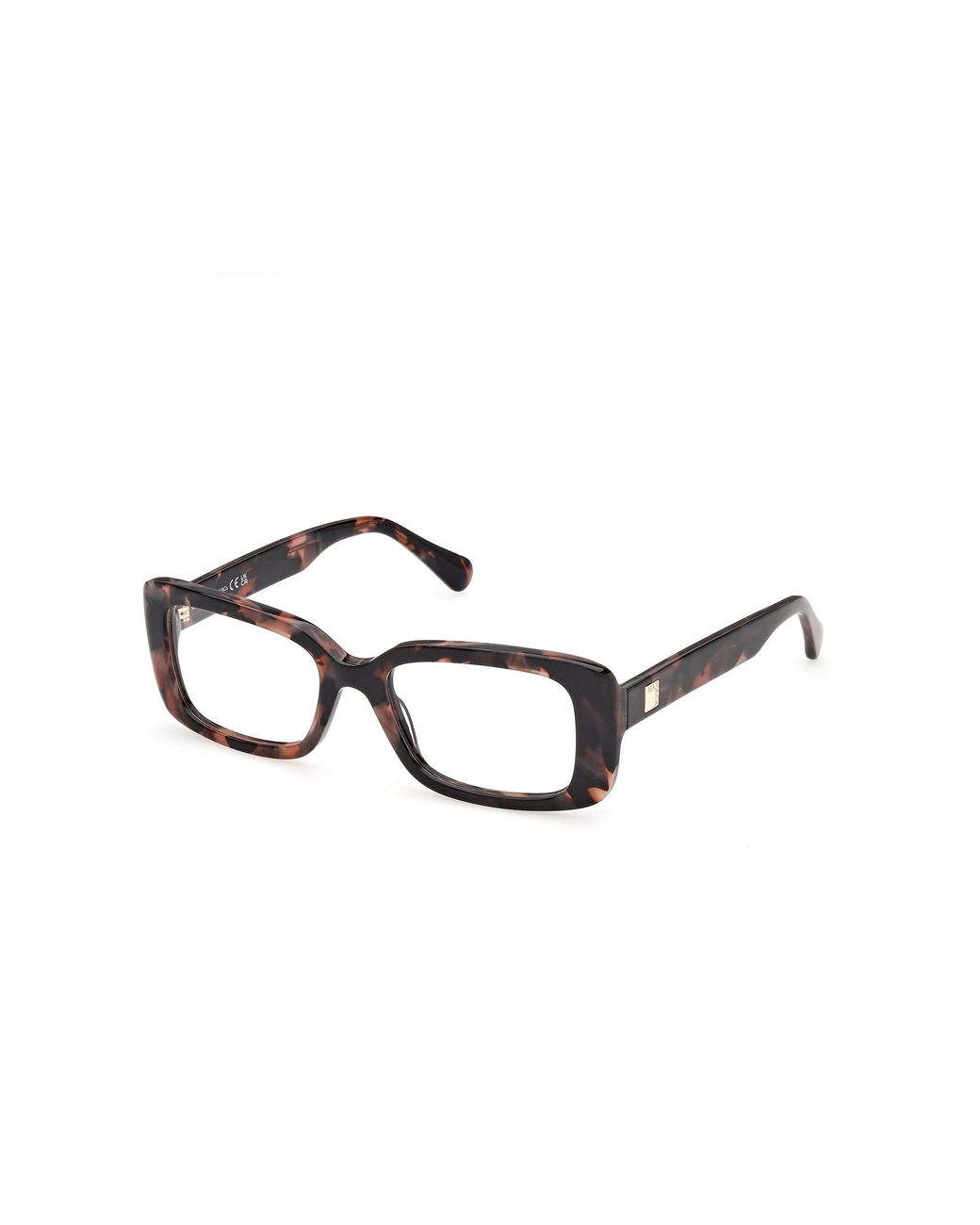 MAX&Co. Black Mo5241 52 Optical Frames Acetate Squared Normal