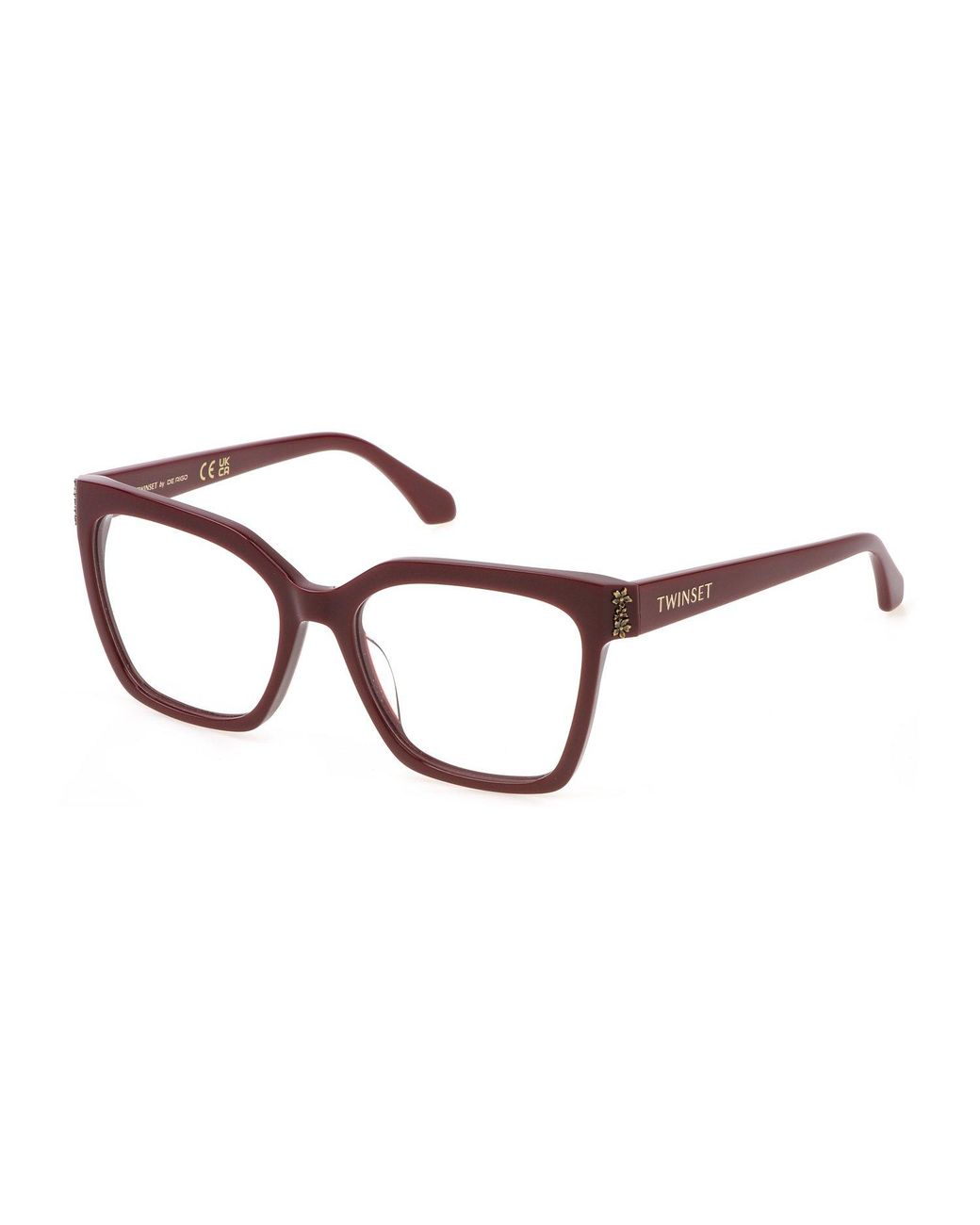 Twinset Black Vtw051W 09Fh Optical Frames Acetate Squared