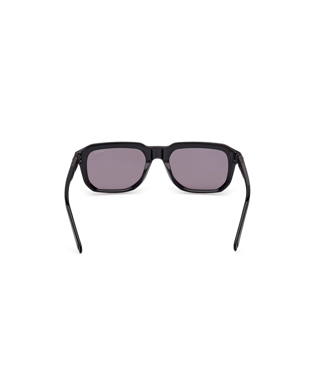Guess Black Gu00278 01A Sunglasses Acetate Smoke Squared Normal for men