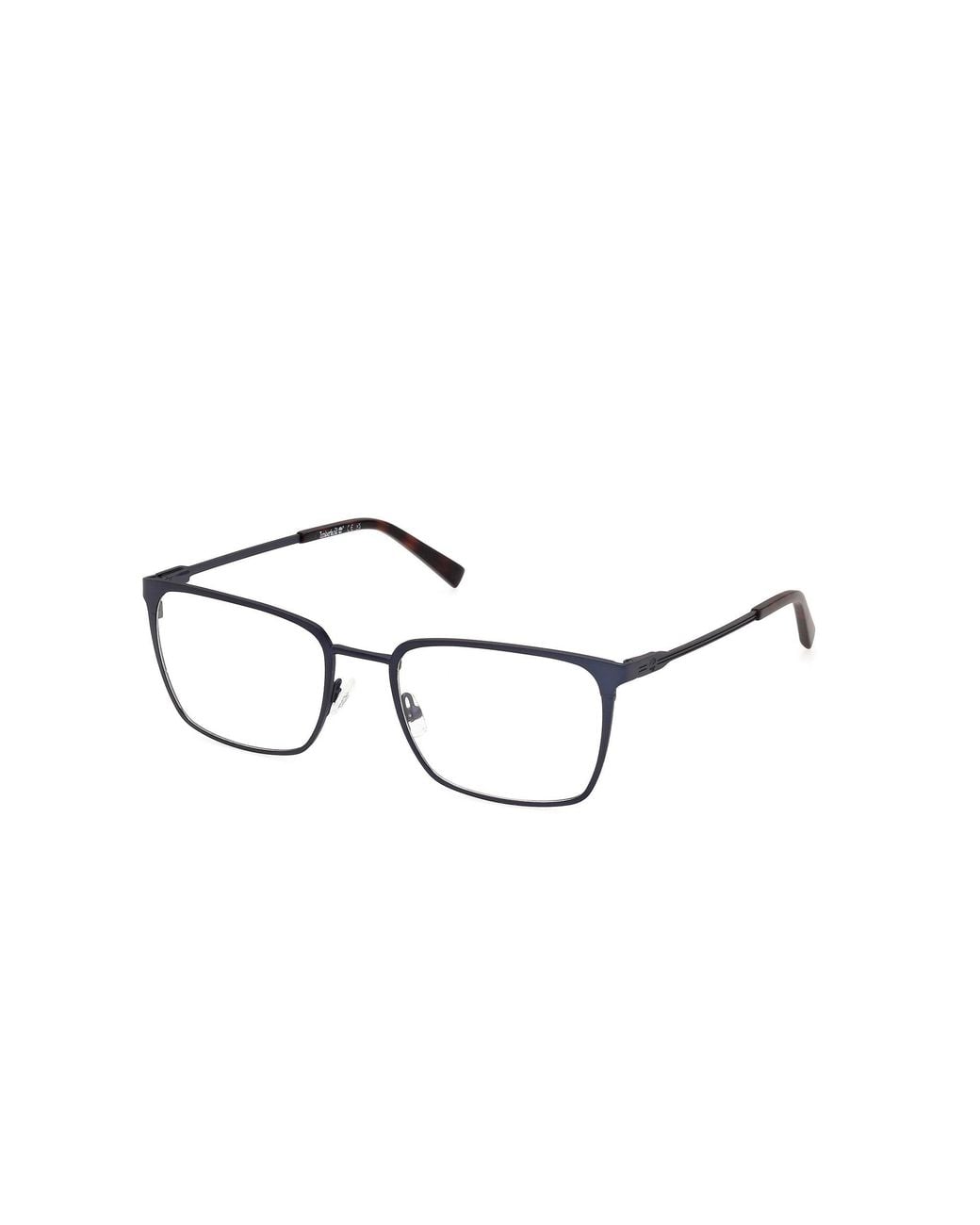Timberland Black Tb50122 91 Optical Frames Metal Squared Normal for men
