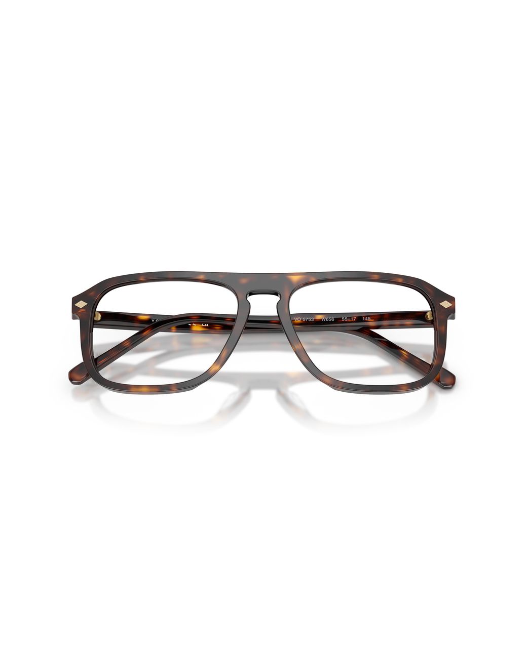 Vogue Eyewear Black Vo5753 W656 Optical Frames Acetate Transparent Pillow Normal for men