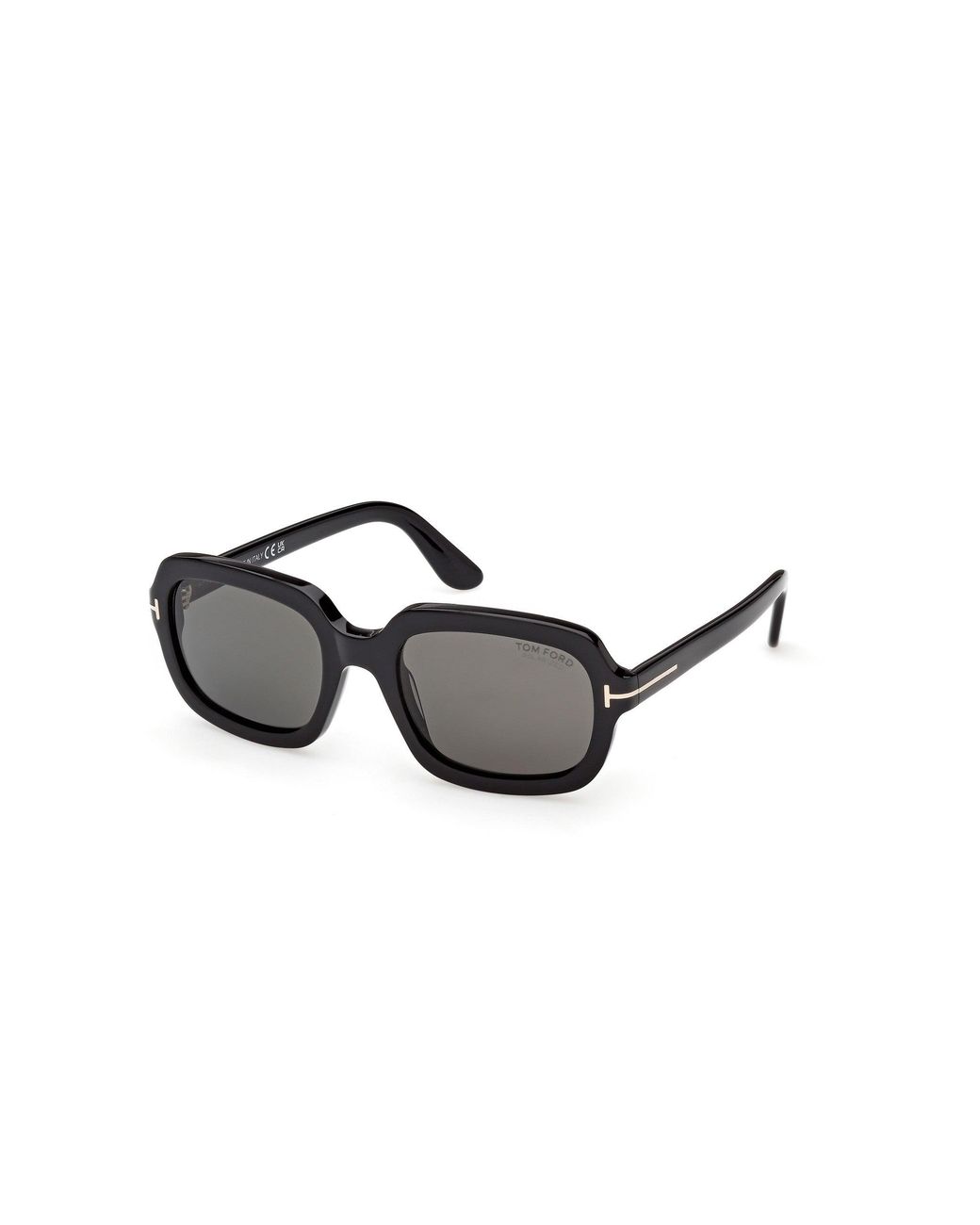 Tom Ford Black Ft1342 Lana-02 01D Sunglasses Acetate Smoke Squared Polarized