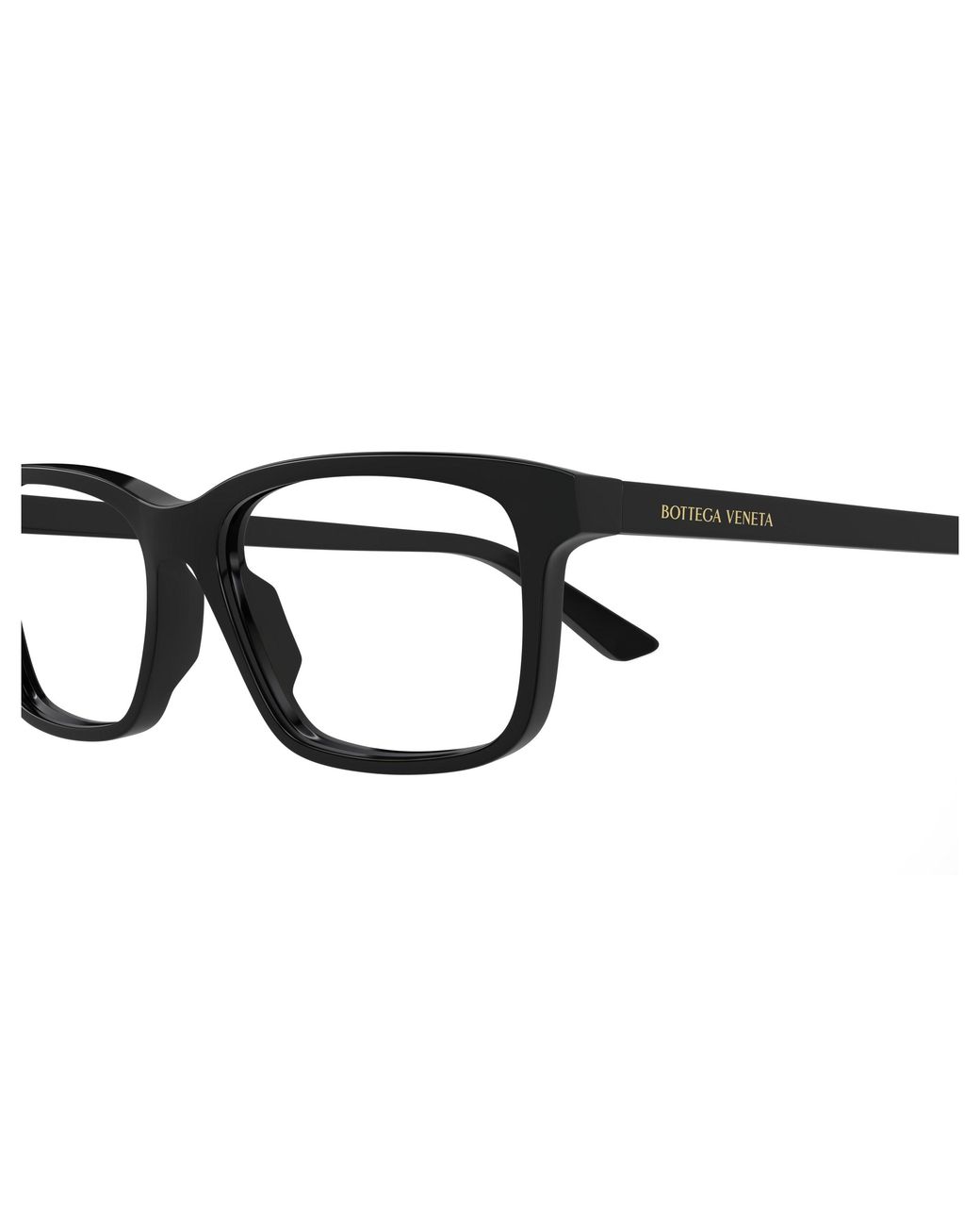 Bottega Veneta Black Bv1314O 001 Optical Frames Acetate Transparent Squared for men