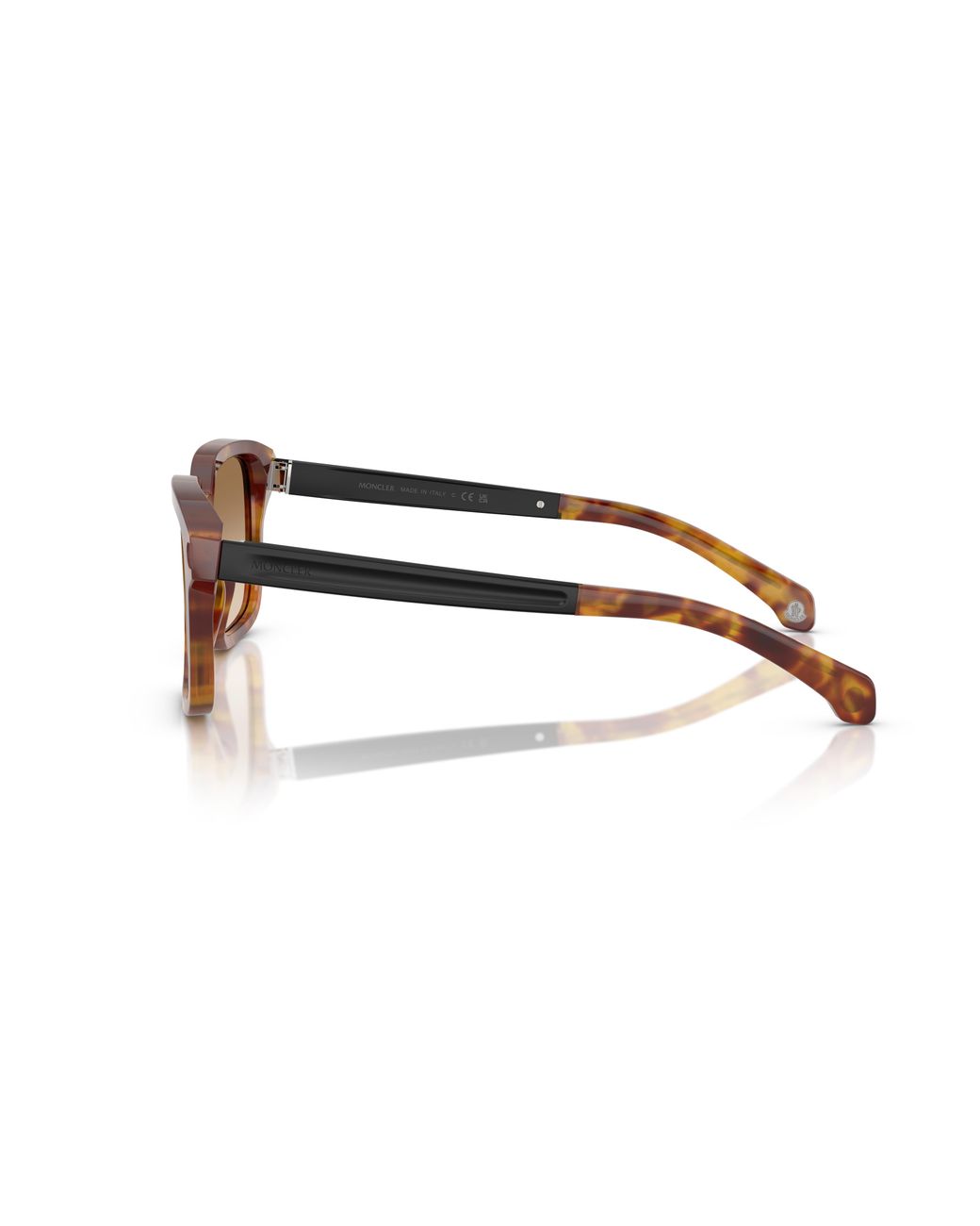 Moncler Black Me6006 Quaderna 301189 Sunglasses Acetate Squared Normal Nuanced