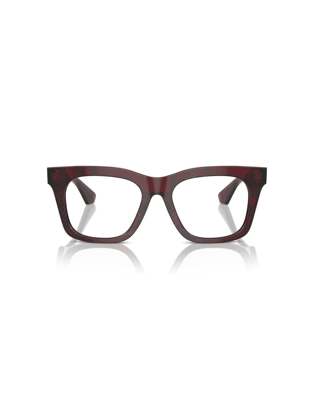 Burberry Black Be2407 4116 Optical Frames Acetate Transparent Squared Normal