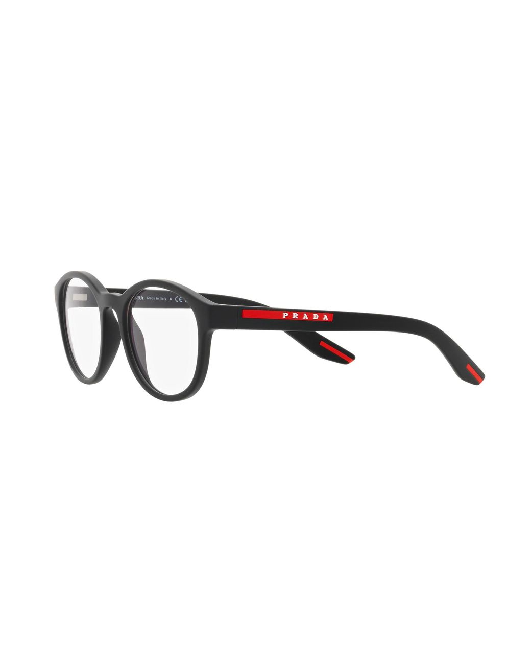 Prada Linea Rossa Black Ps 07Pv Dg01O1 Optical Frames Nylon Pantos Normal for men