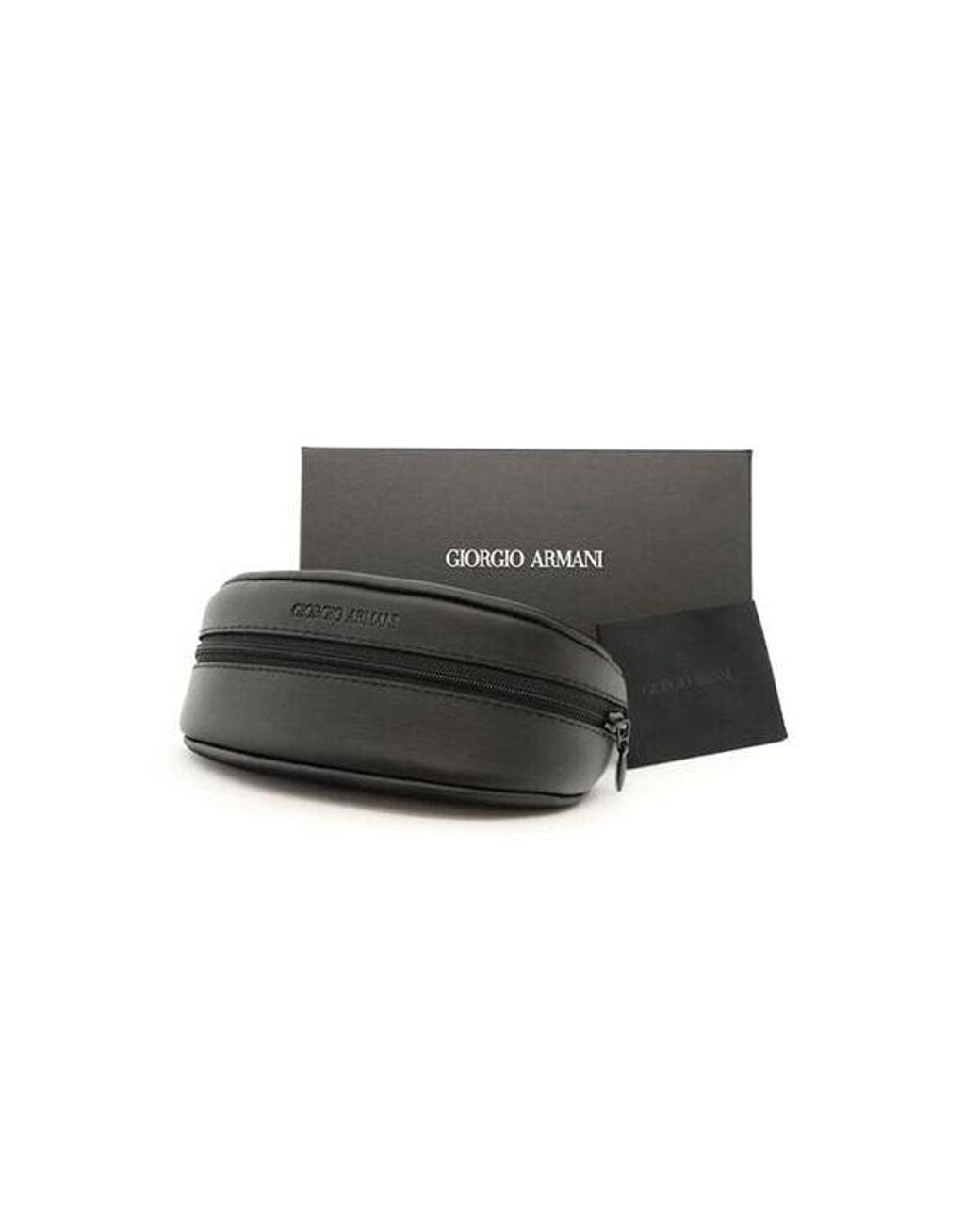 Giorgio Armani Black Ar6138T 334051 Sunglasses Titanium Pillow Normal Shaded for men