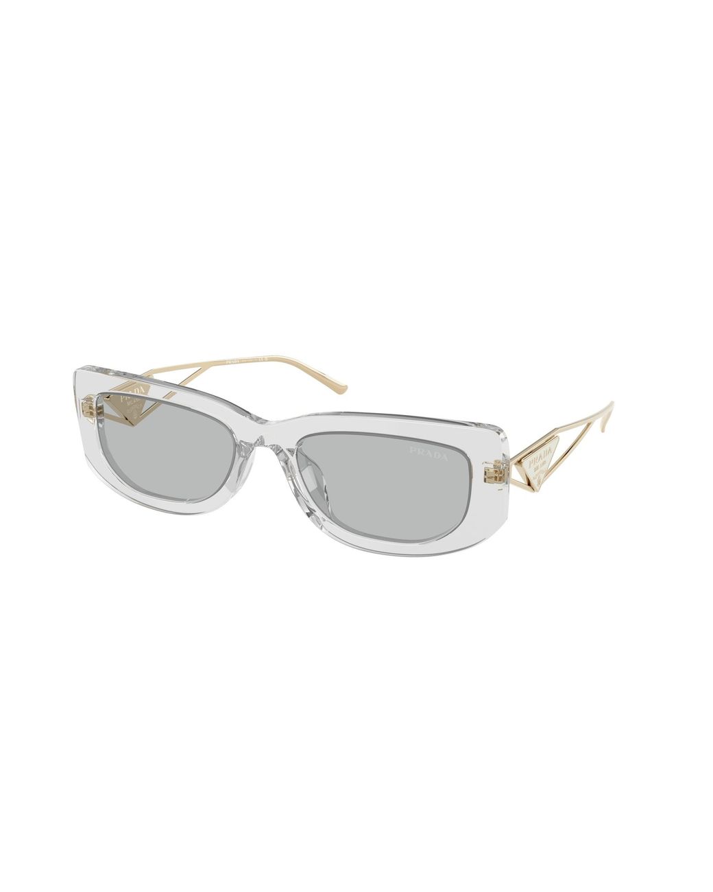 Prada Black Pr 14Ys 12R50K Sunglasses Acetate Squared Normal