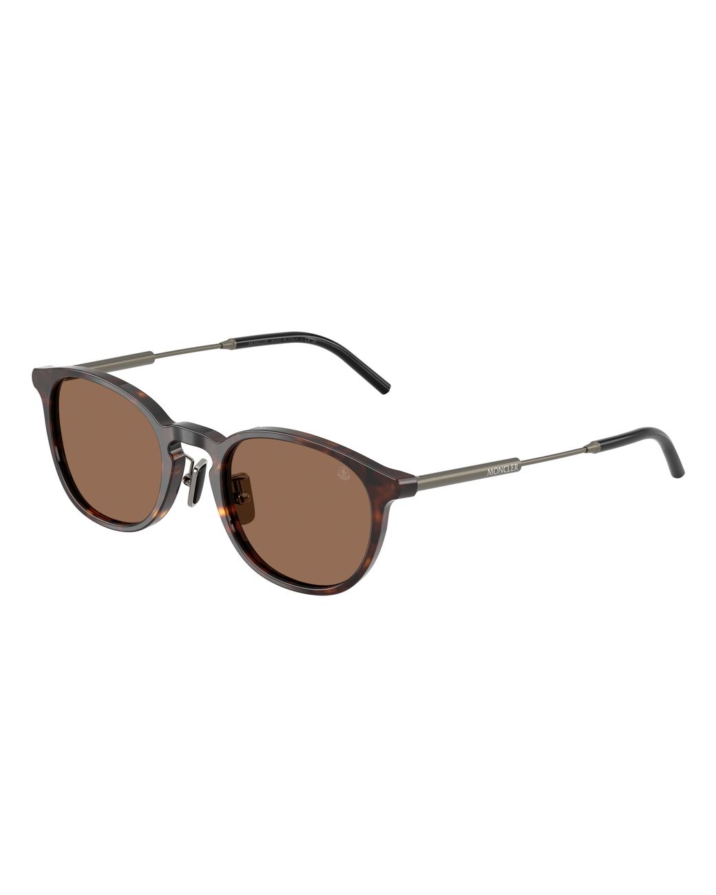 Moncler Black Me6011D Barbb 300273 Sunglasses Acetate Round Normal