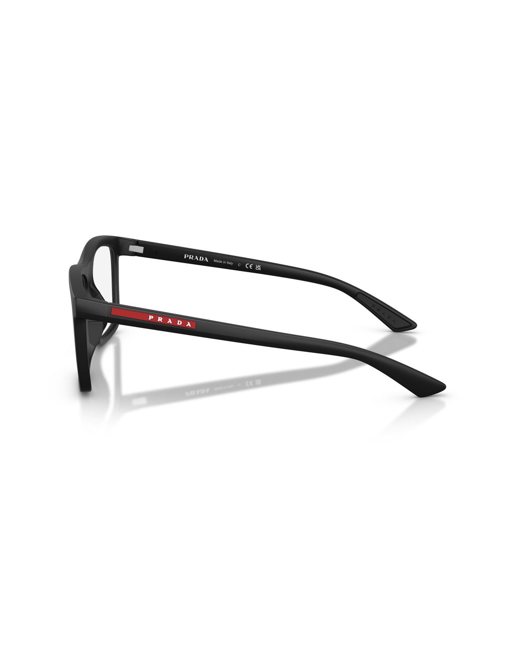 Prada Linea Rossa Black Ps 01Tv 1Bo1O1 Optical Frames Injected Transparent Pillow Normal for men