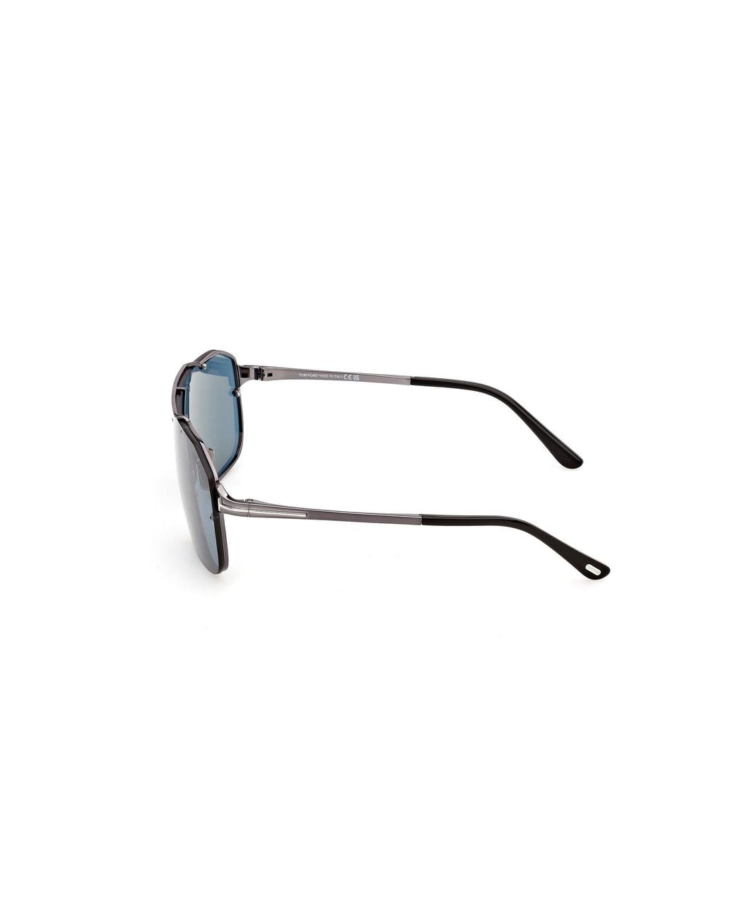 Tom Ford Blue Ft1411 Rock-02 08V Sunglasses Metal Pilot Normal for men