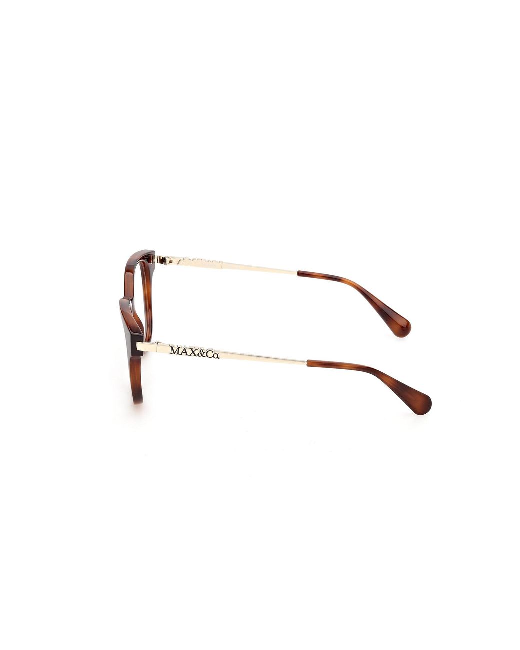 MAX&Co. Black Mo5235 52 Optical Frames Injected Round Normal