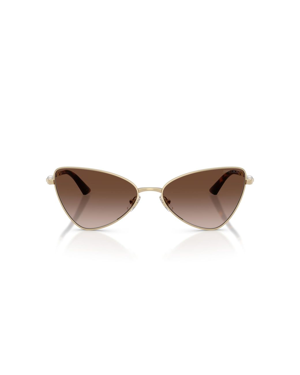 Jimmy Choo Black Jc4015Hb 300613 Sunglasses Metal Cat Eye Normal Shaded