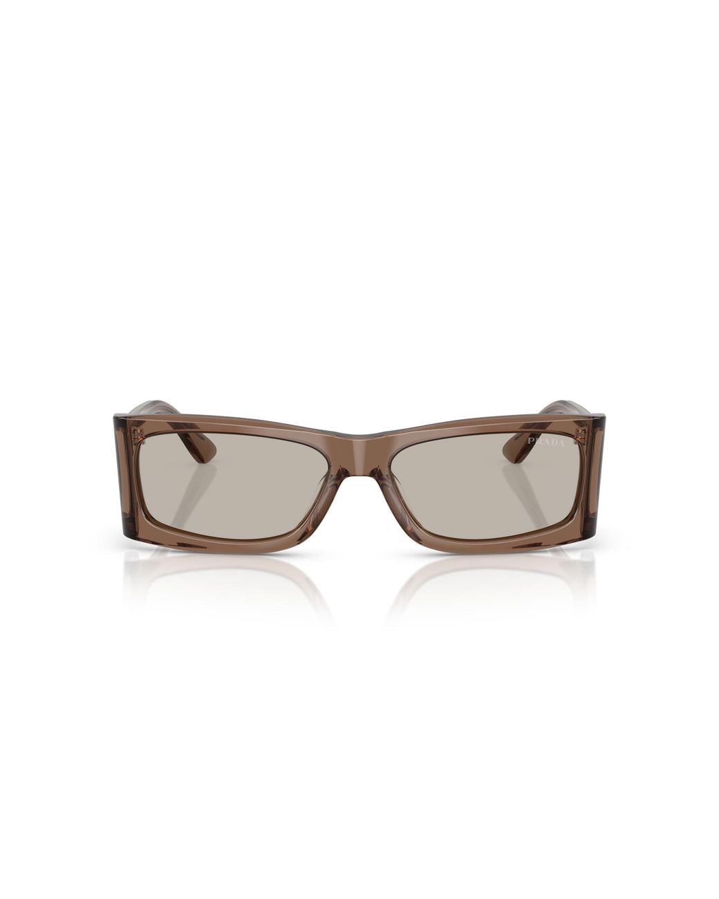 Prada Black Pr B03S 16W5J2 Sunglasses Acetate Squared Normal for men