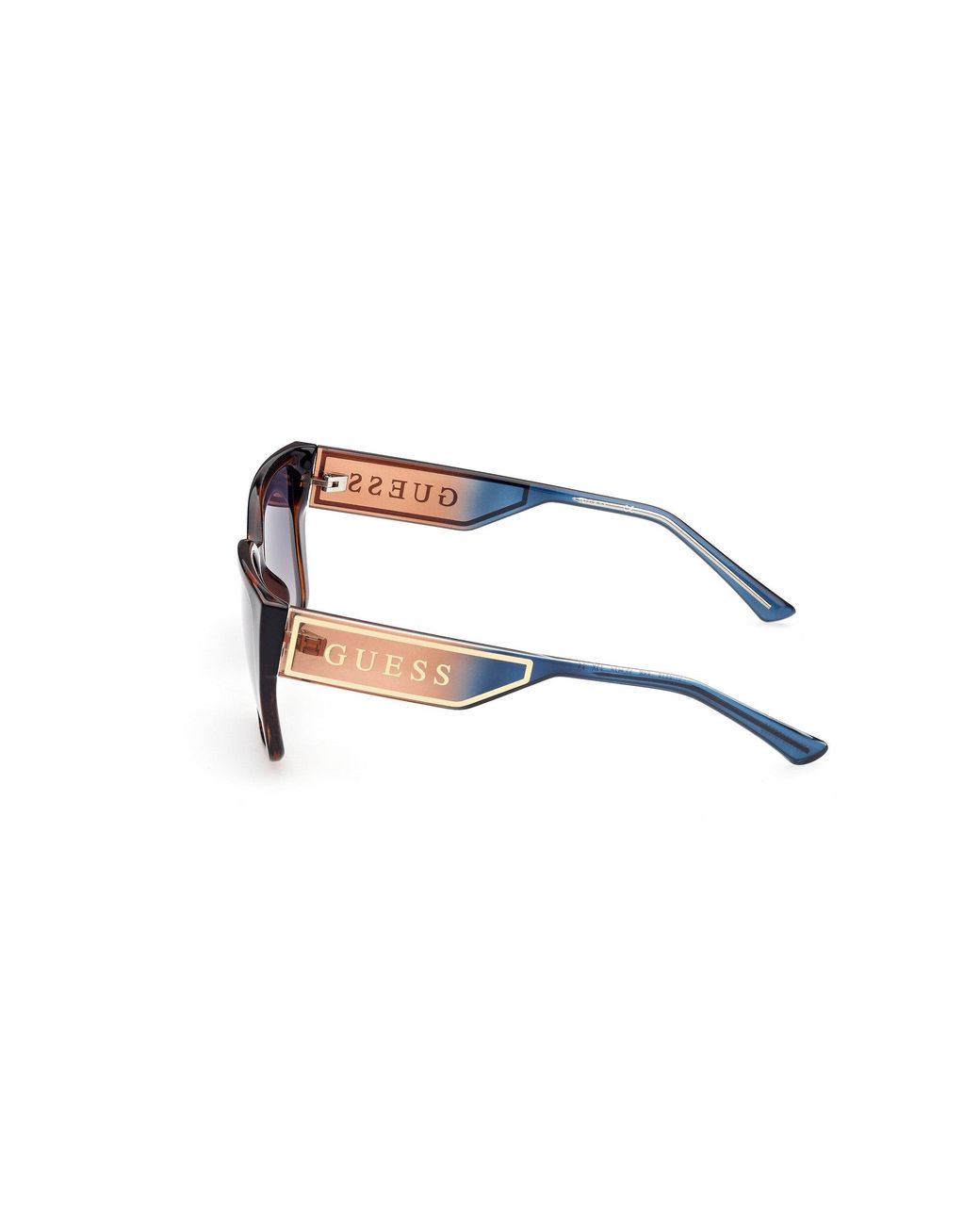 Guess Black Gu7818 52B Sunglasses Injected Squared Normal Shaded