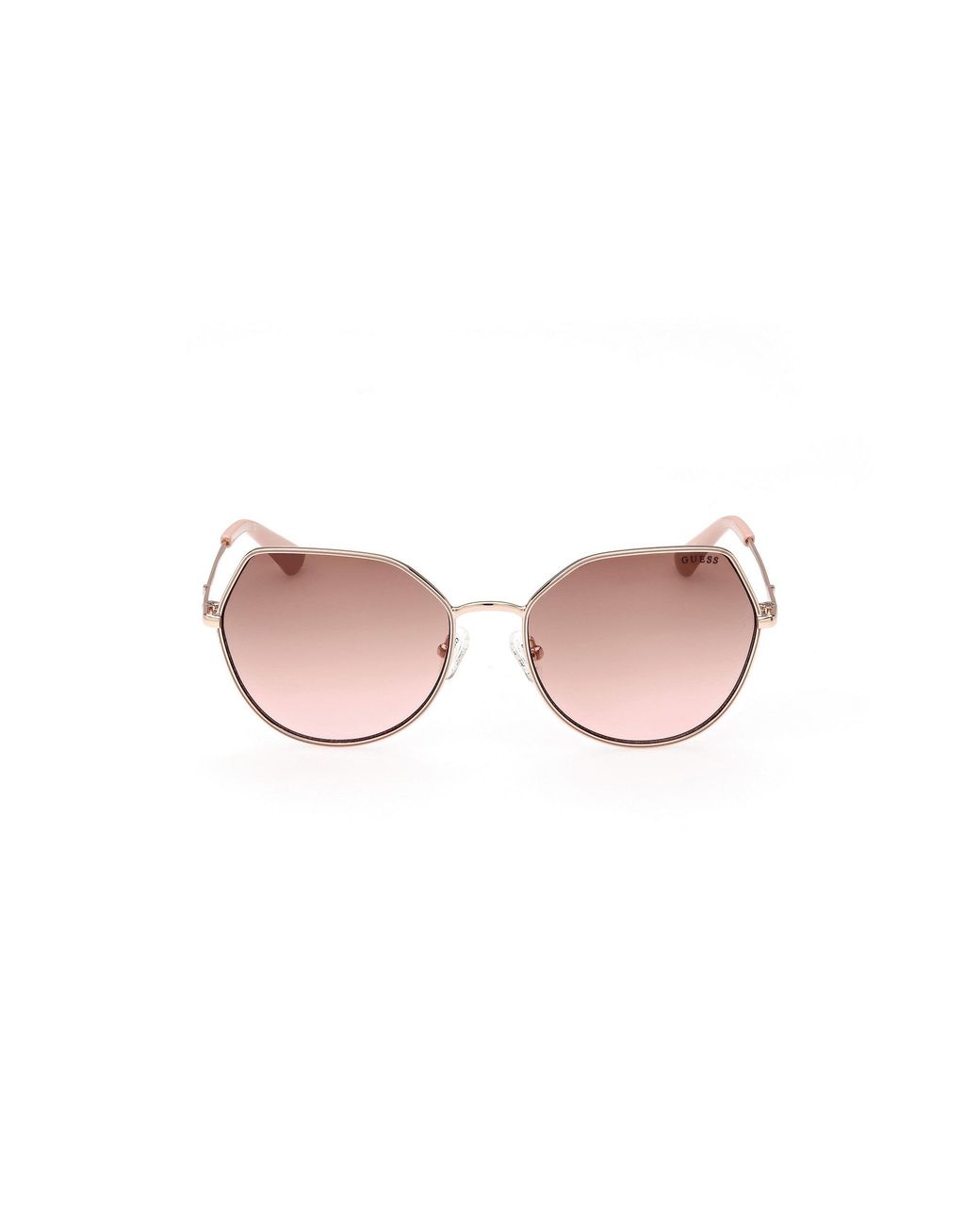 Guess Black Gu7867 32F Sunglasses Metal Geometric Normal Shaded