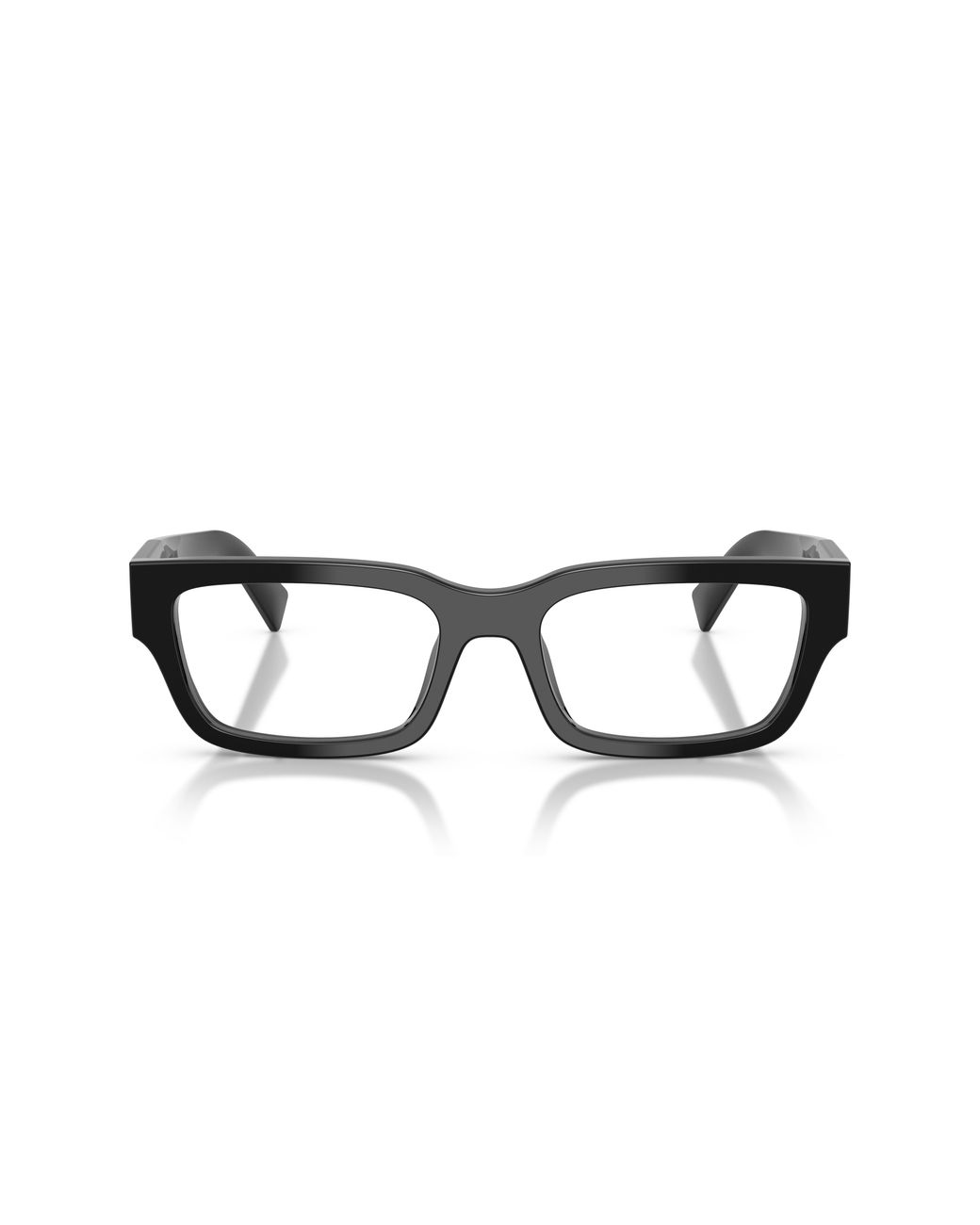 Prada Black Pr C02V 17N1O1 Optical Frames Acetate Pillow Normal for men