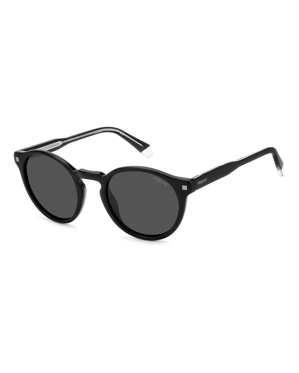 Polaroid Black Pld 4150/S/X 807/M9 Sunglasses Acetate Round Polarized for men