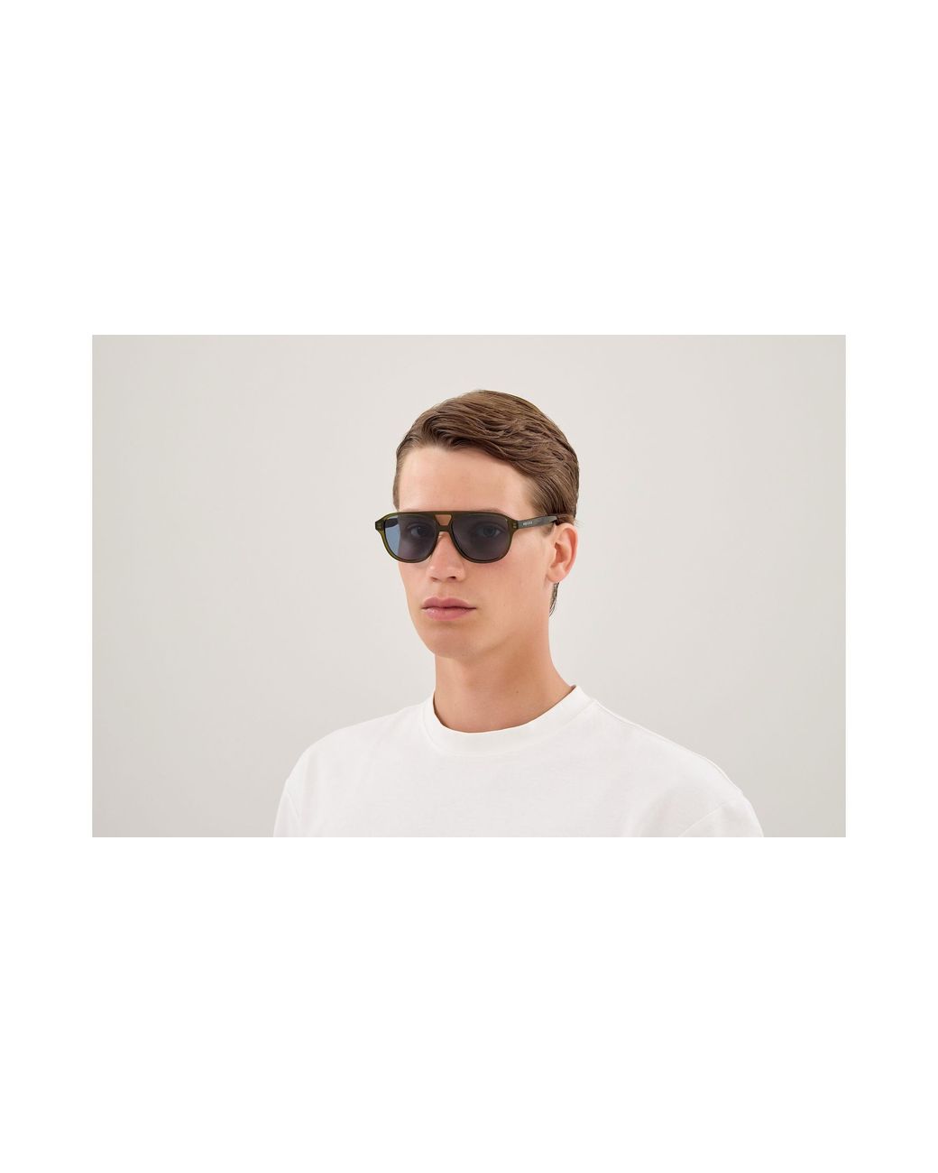 McQueen Black Am0573S 004 Sunglasses Acetate Pilot