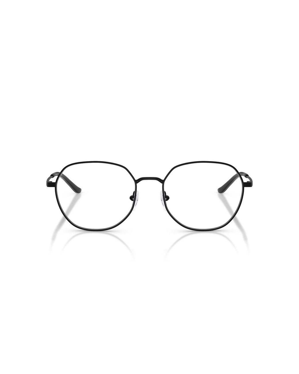 Emporio Armani Black Ea1174D 3001 Optical Frames Metal Round Normal for men