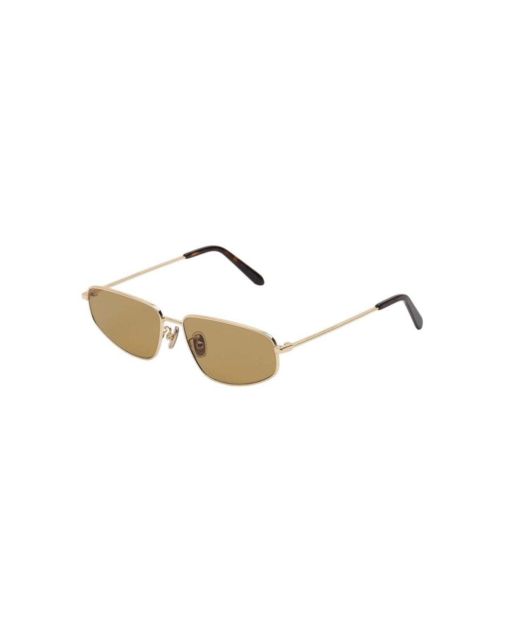 Retrosuperfuture Black Fk5 Isedra Senape Sunglasses Metal Geometric Normal