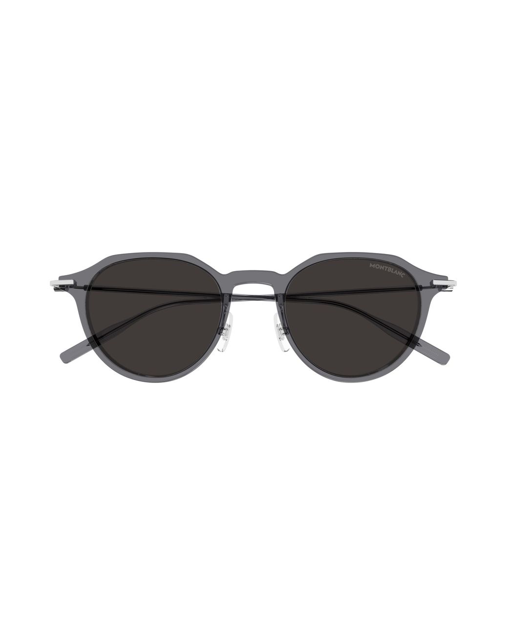 Montblanc Black Mb0355S 003 Sunglasses Injected Round for men